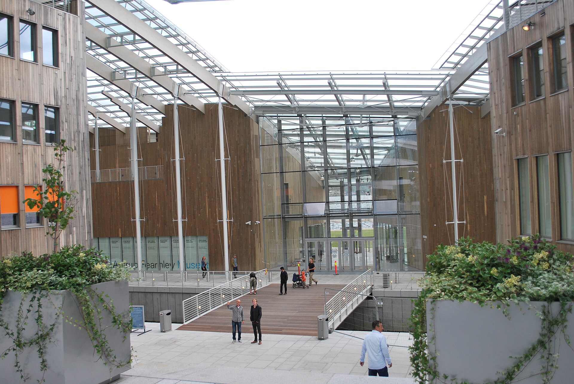 The museum entrance at Skjaeret