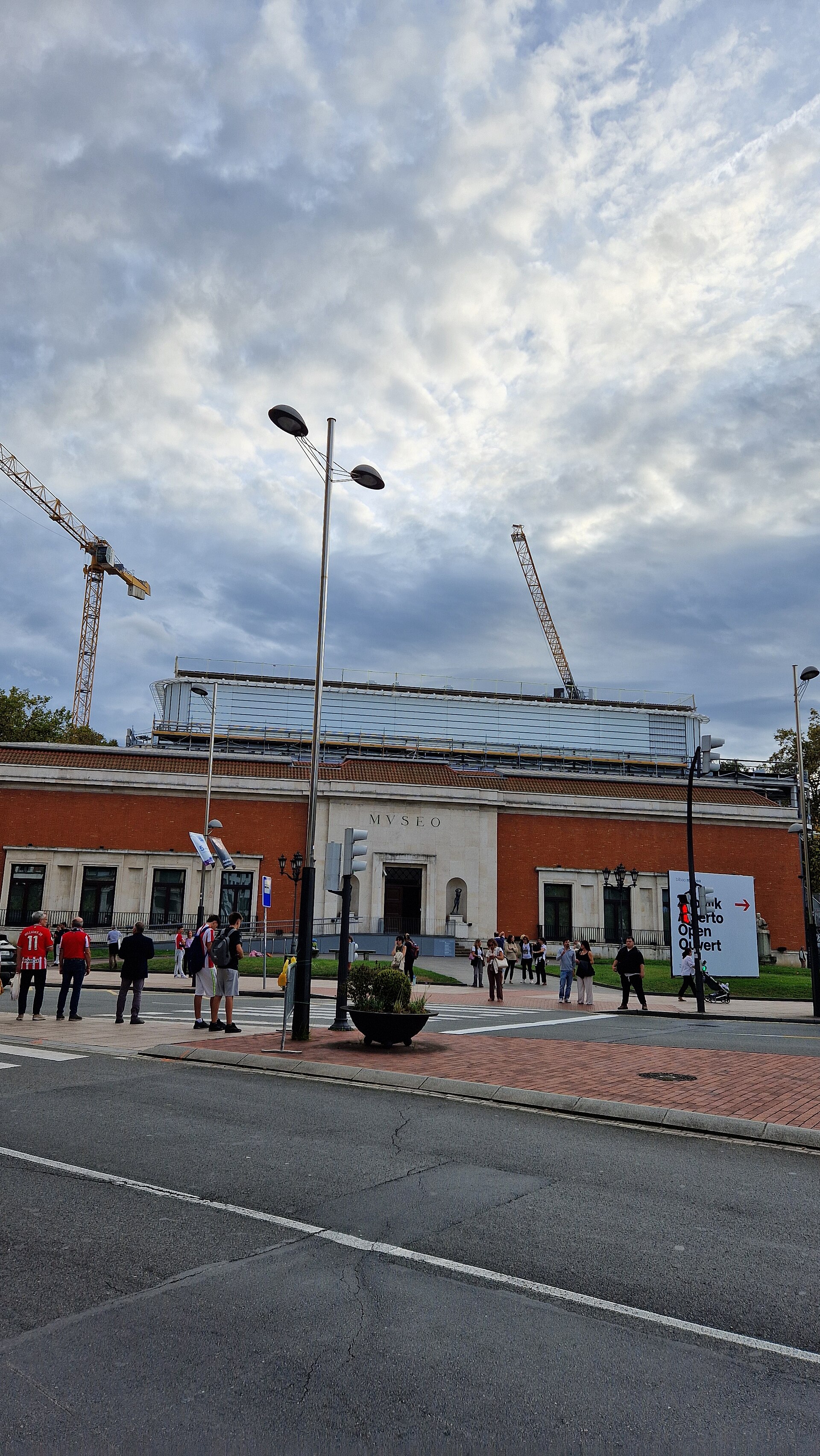 The museum during the Agravitas construction works