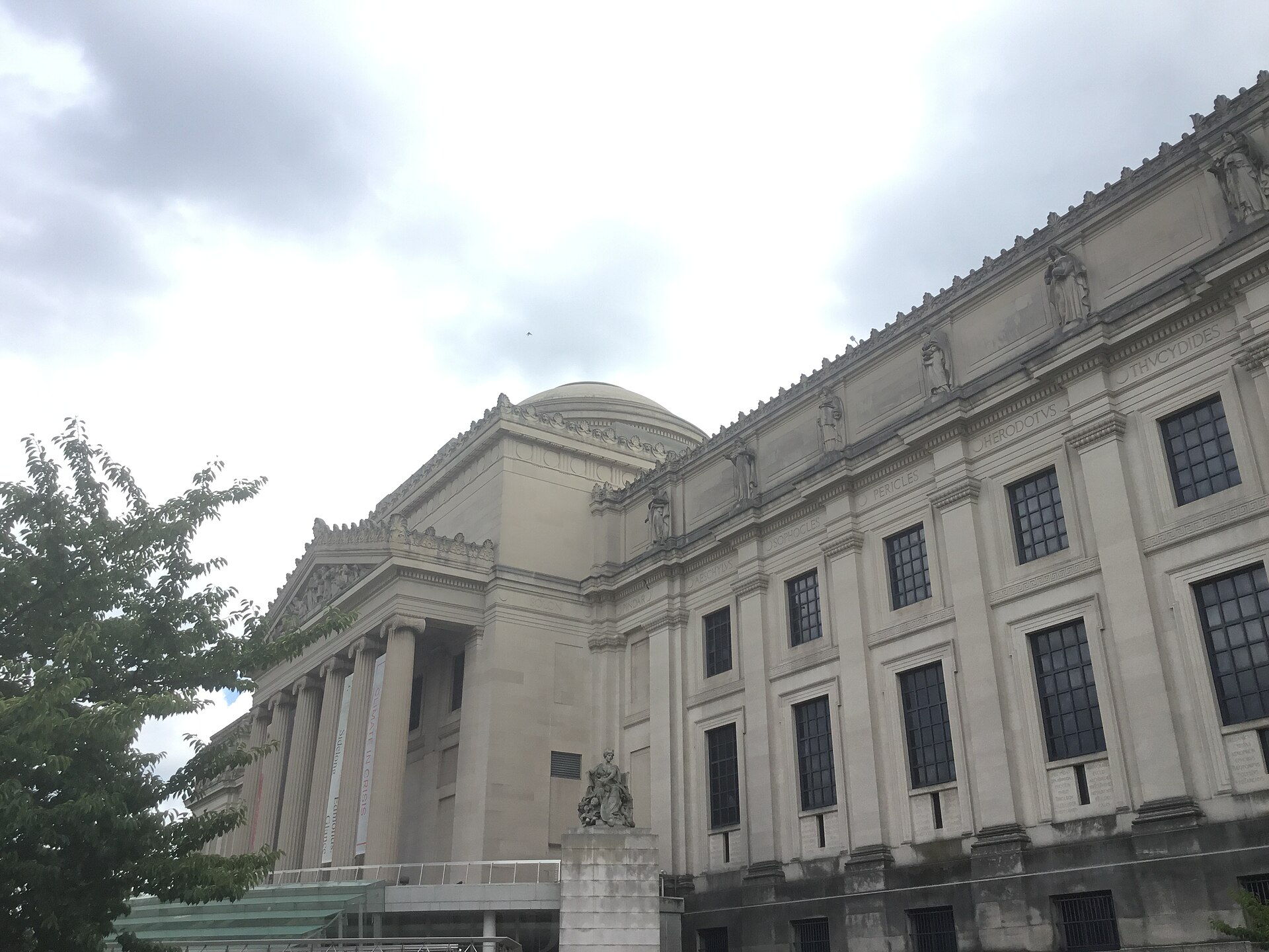 The building from the northeast