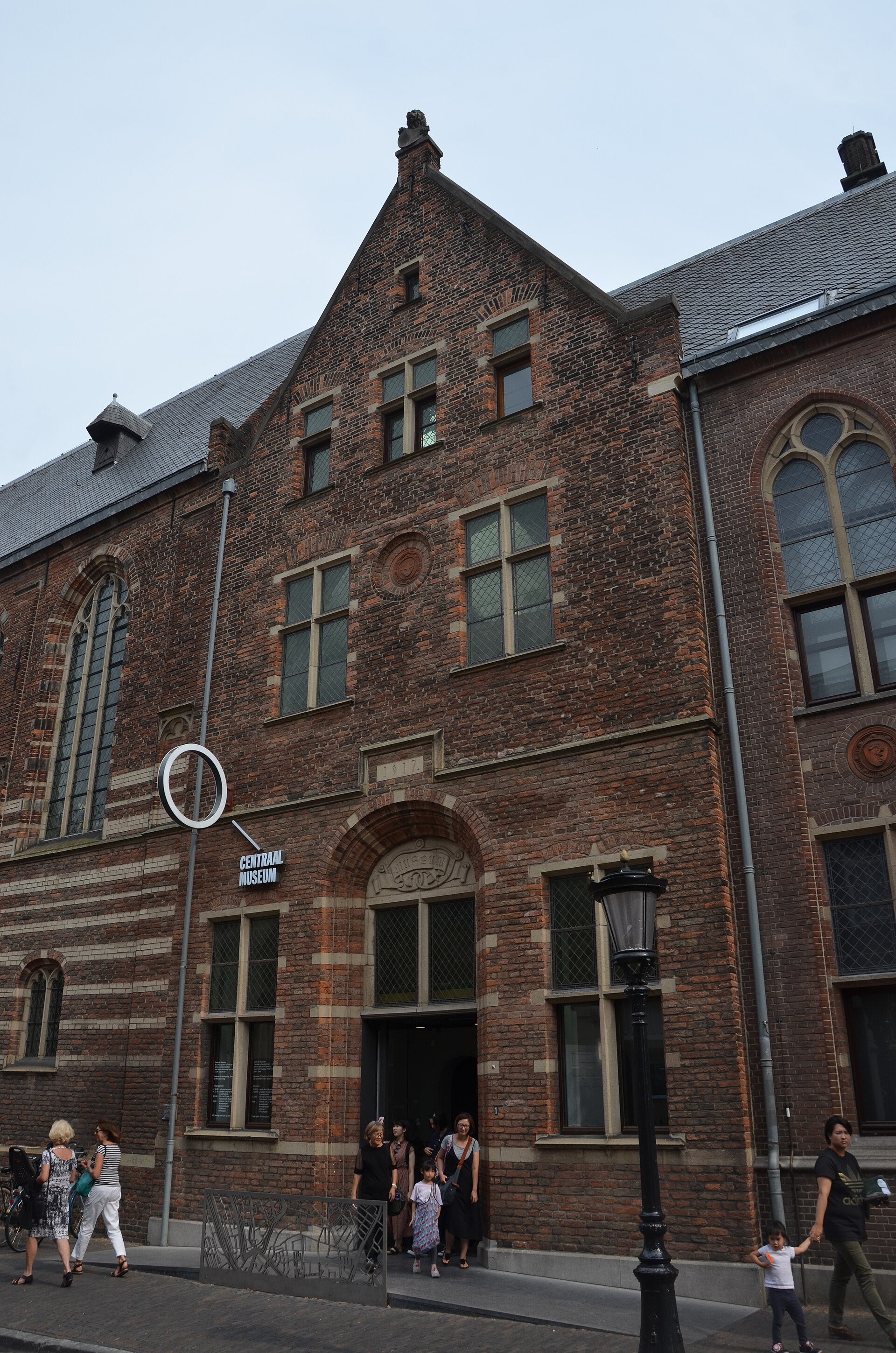 The Centraal Museum entrance on Agnietenstraat