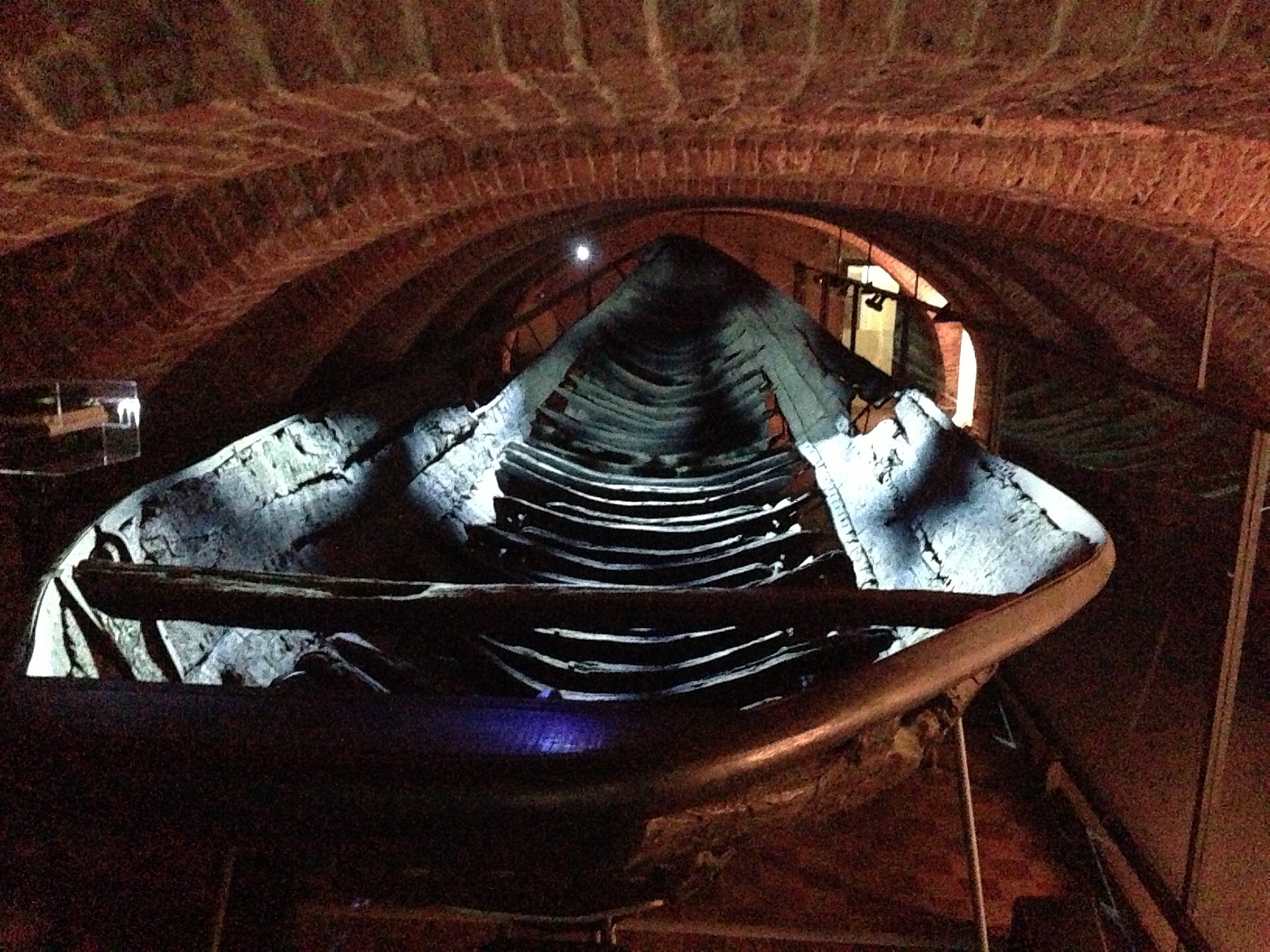 The Utrecht ship in its vaulted cellar