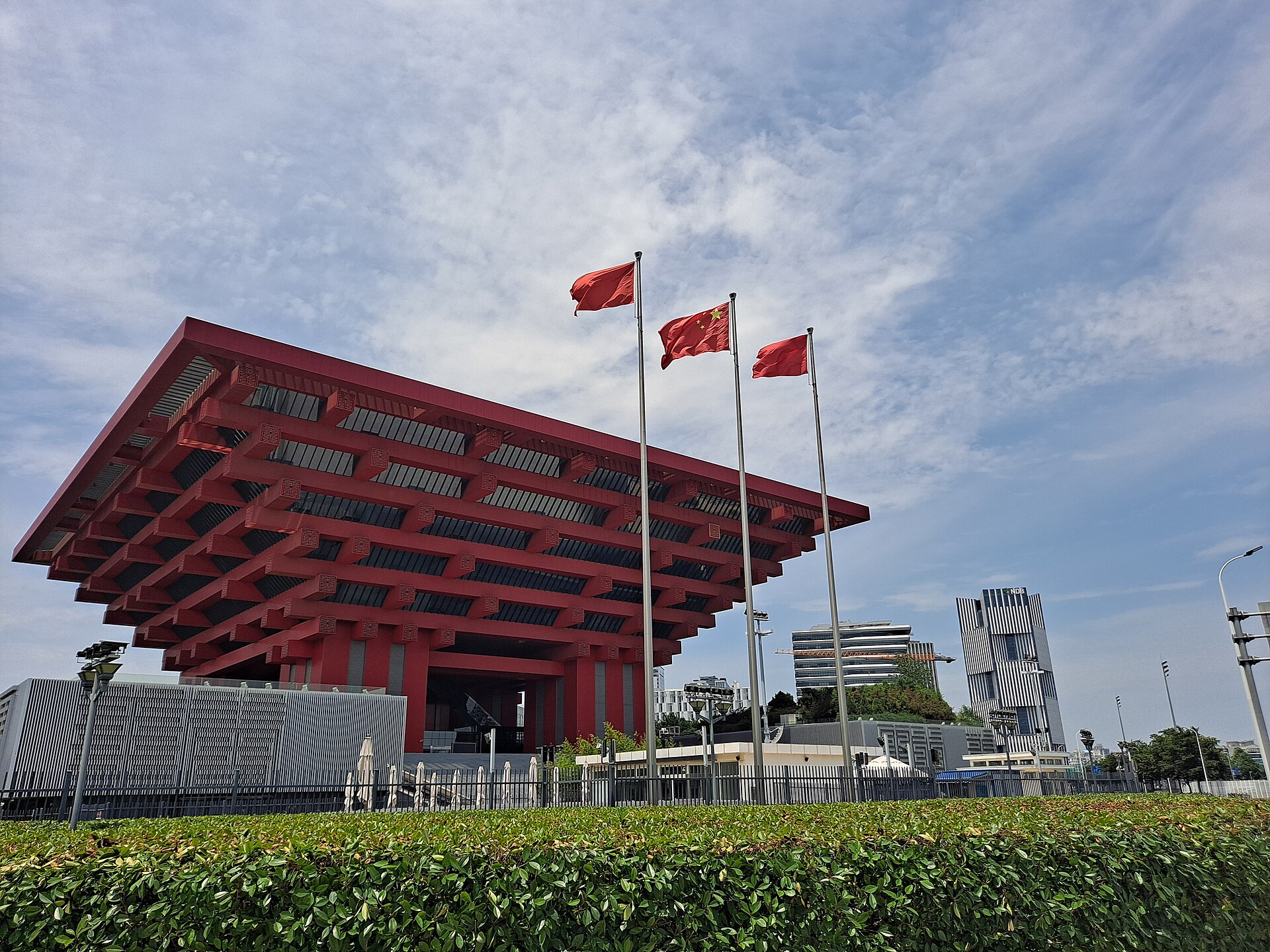 Roof detail, China Art Museum
