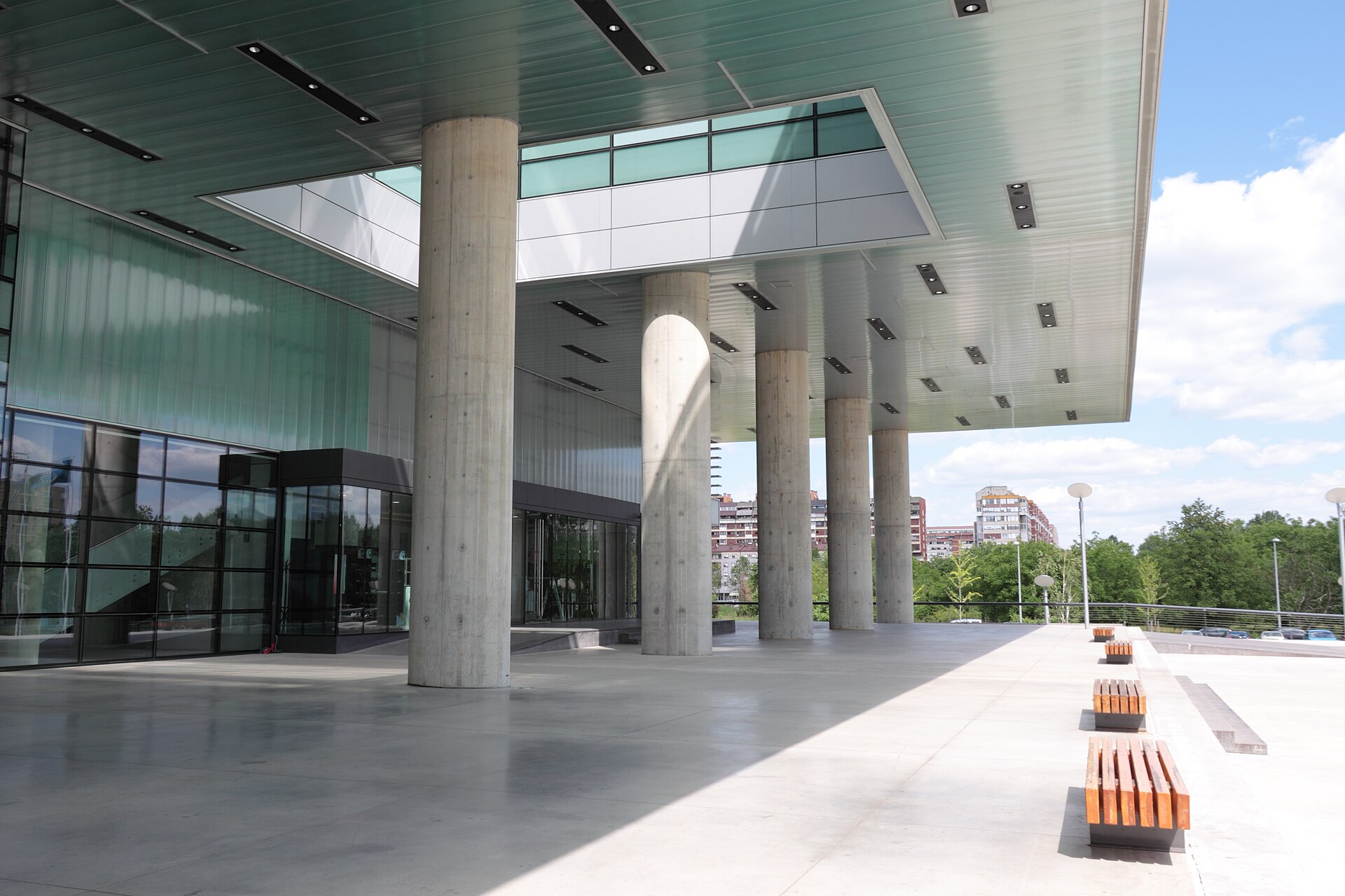 The main entrance
