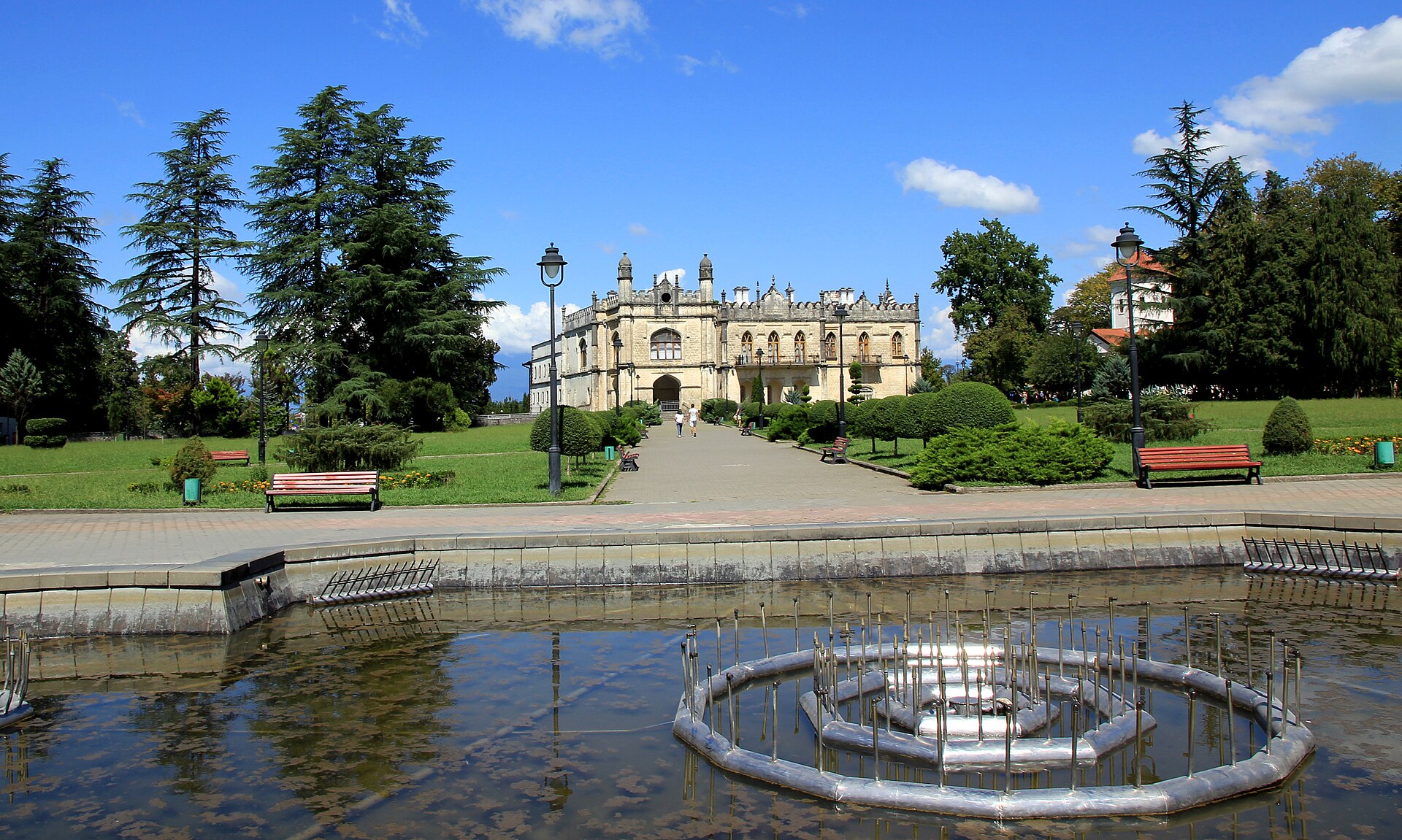 The Dadiani Palace from the garden