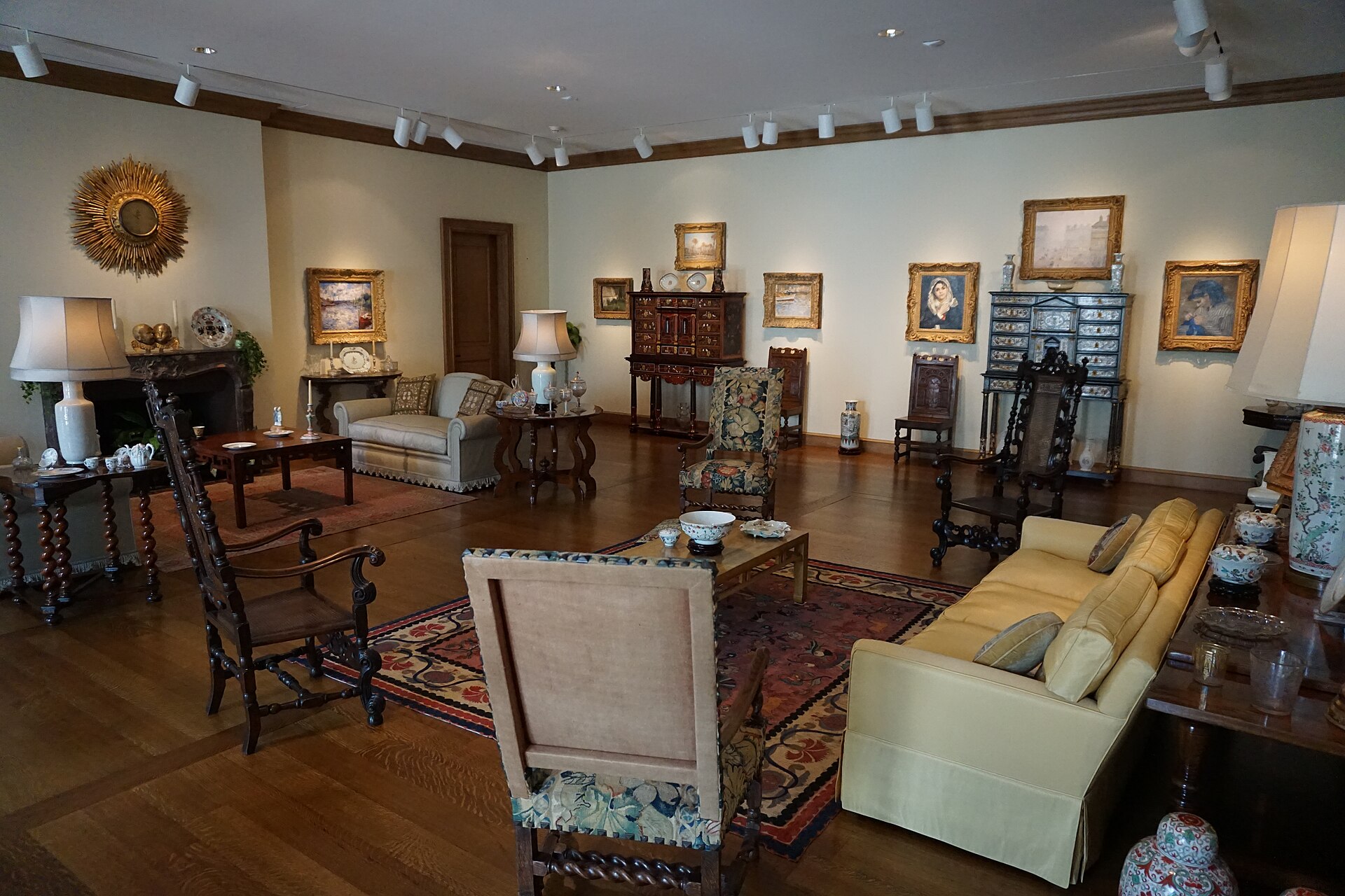 The Villa La Pausa salon replica in the Wendy and Emery Reves Collection at the Dallas Museum of Art