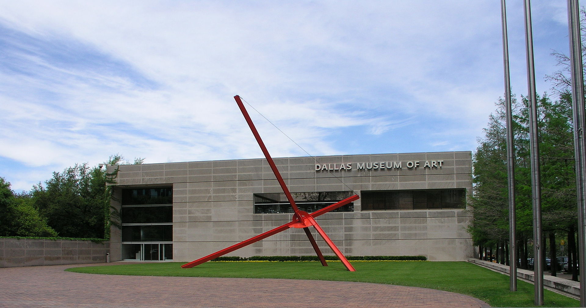 Dallas Museum of Art, west elevation