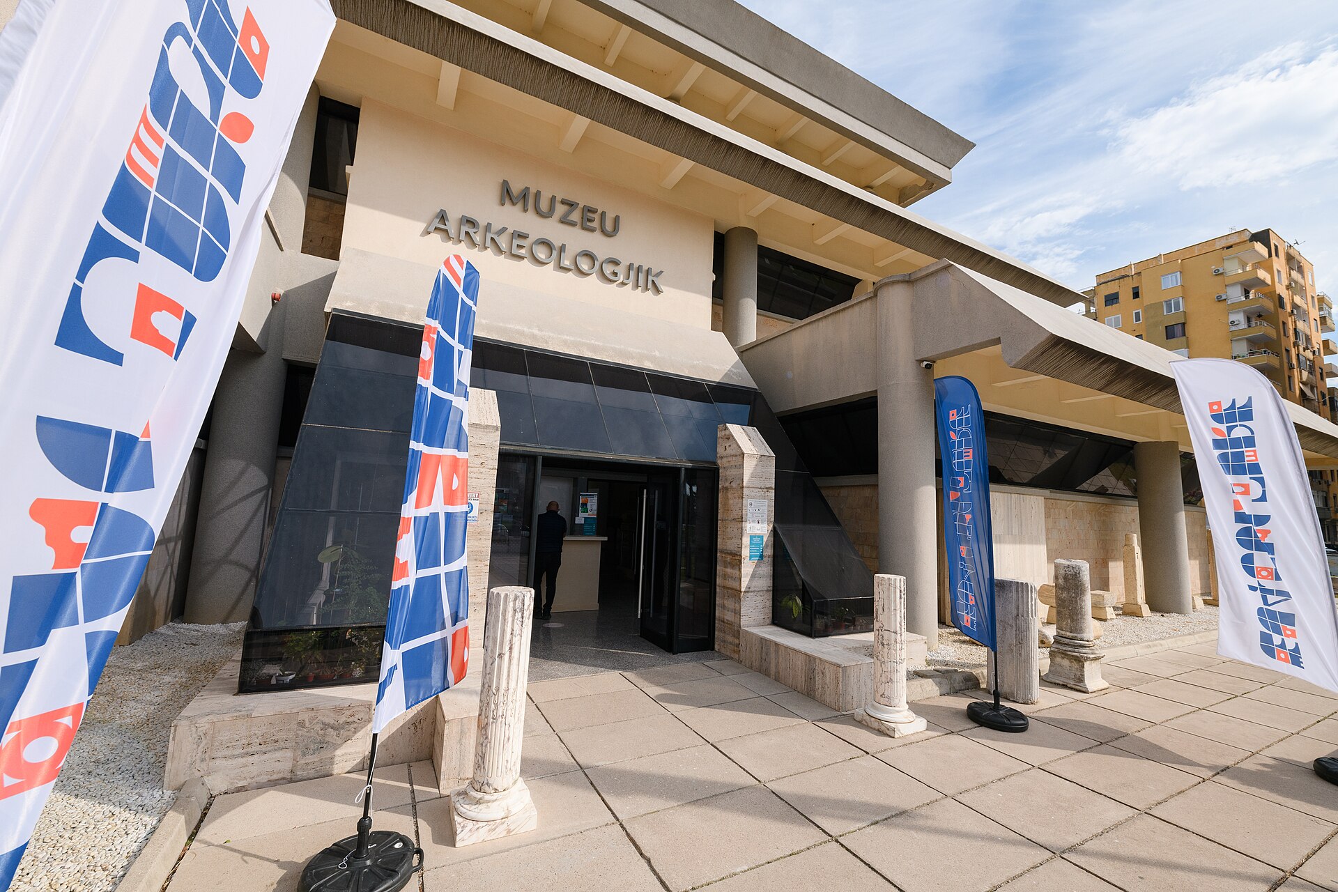 Museum entrance during the EU4Culture reopening