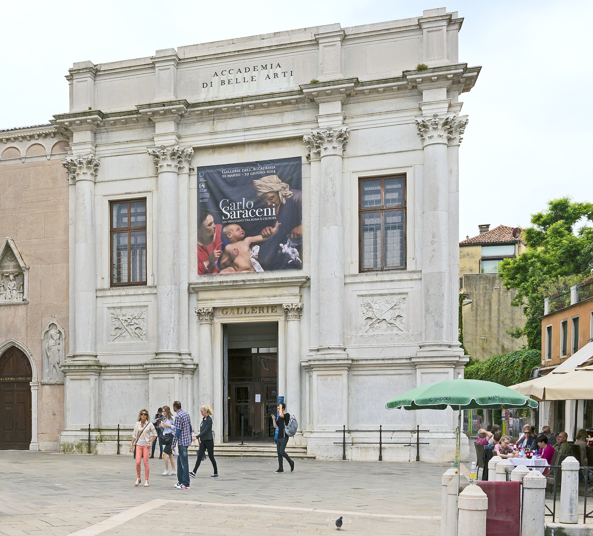 The Scuola Grande facade, closer