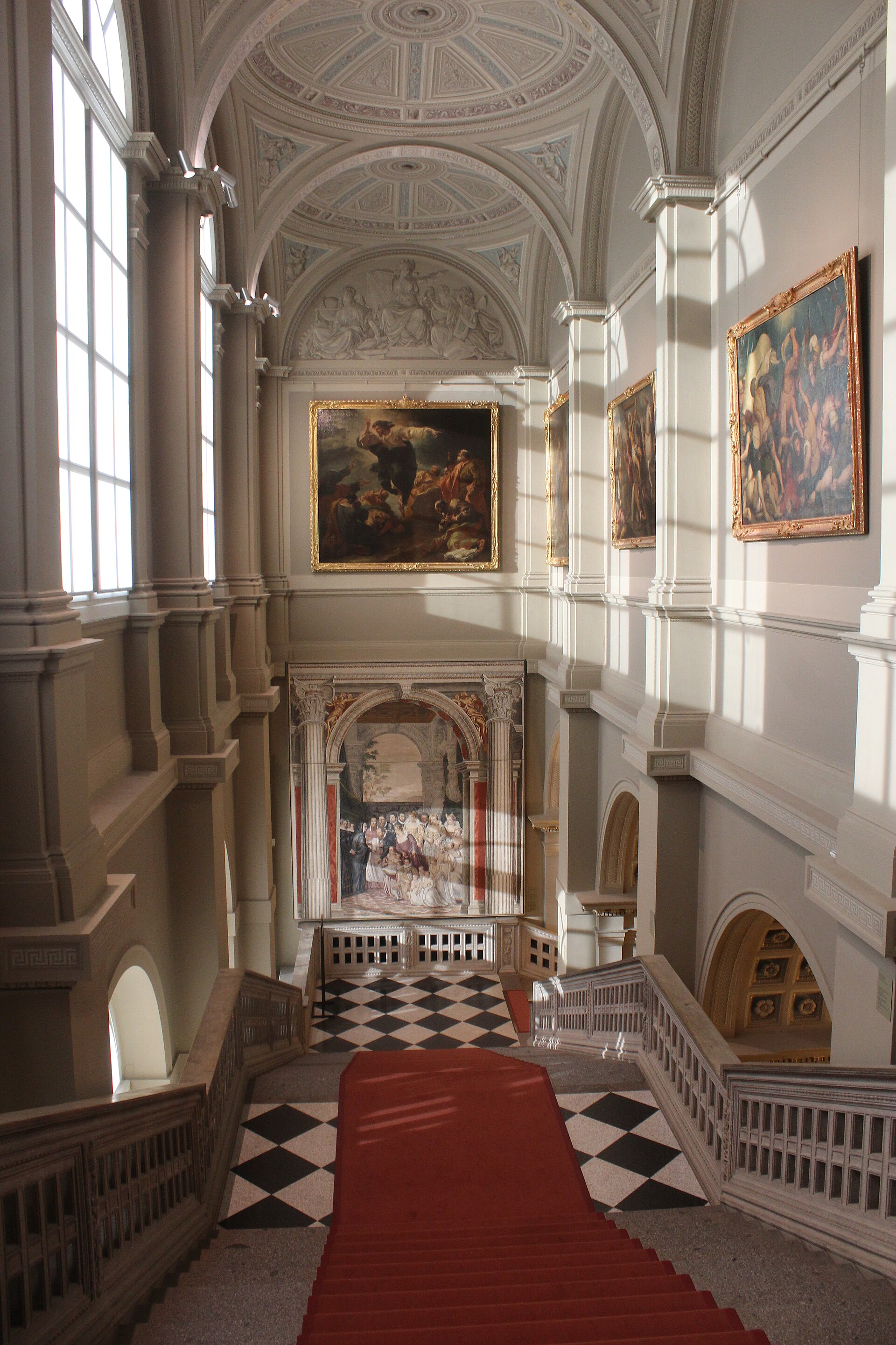 The Semperbau staircase hall