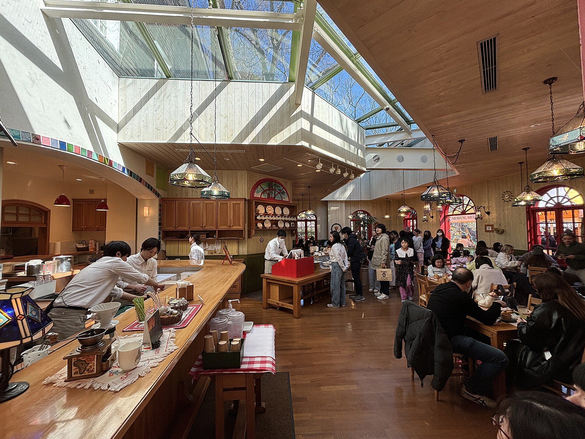 Inside the Straw Hat Cafe