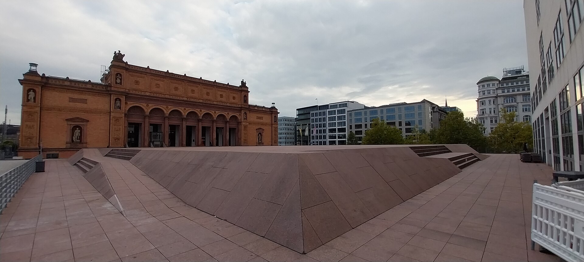 The museum from the roof terrace opposite