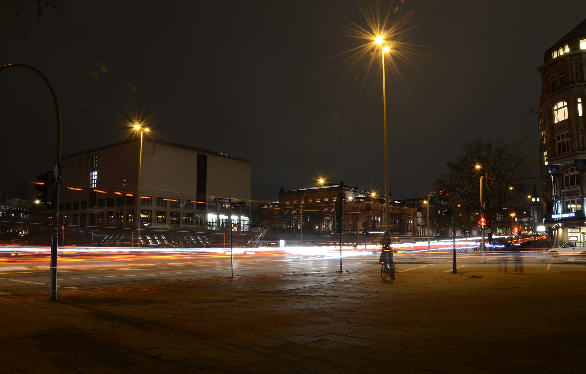 The museum at night