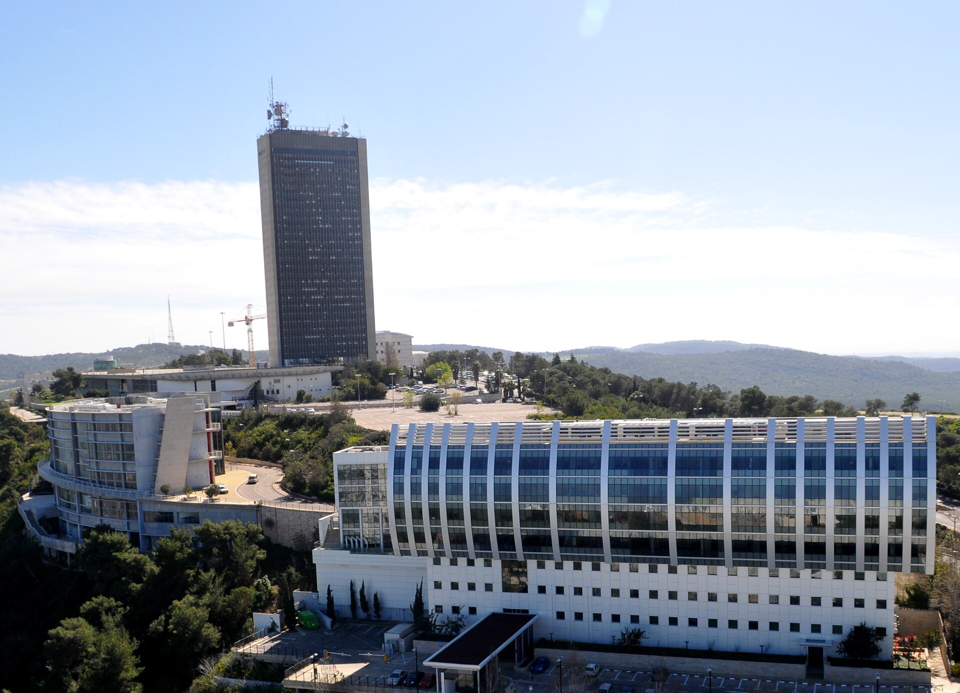 The University of Haifa campus on Mount Carmel