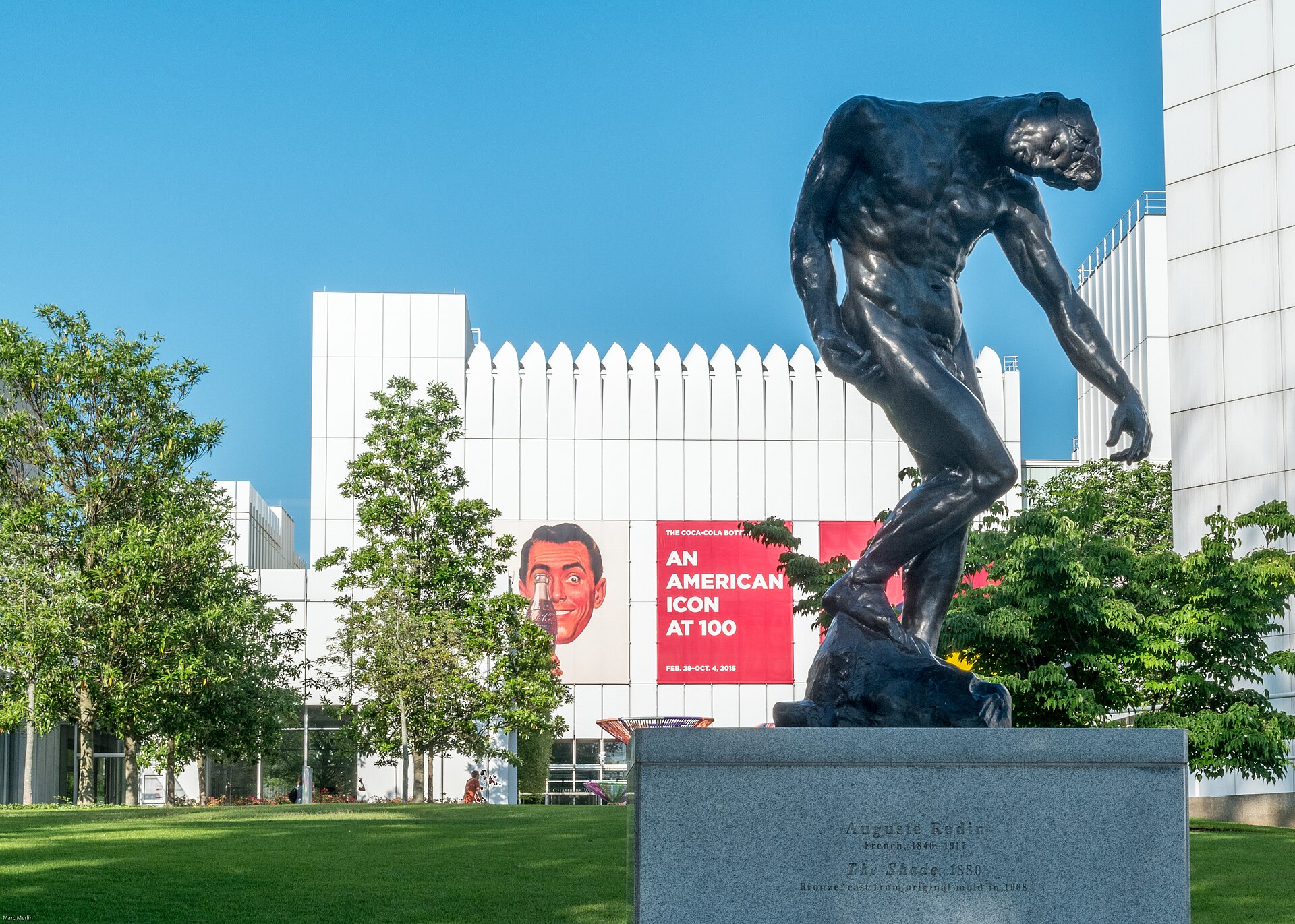 The Piano wing, with Rodin's The Shade