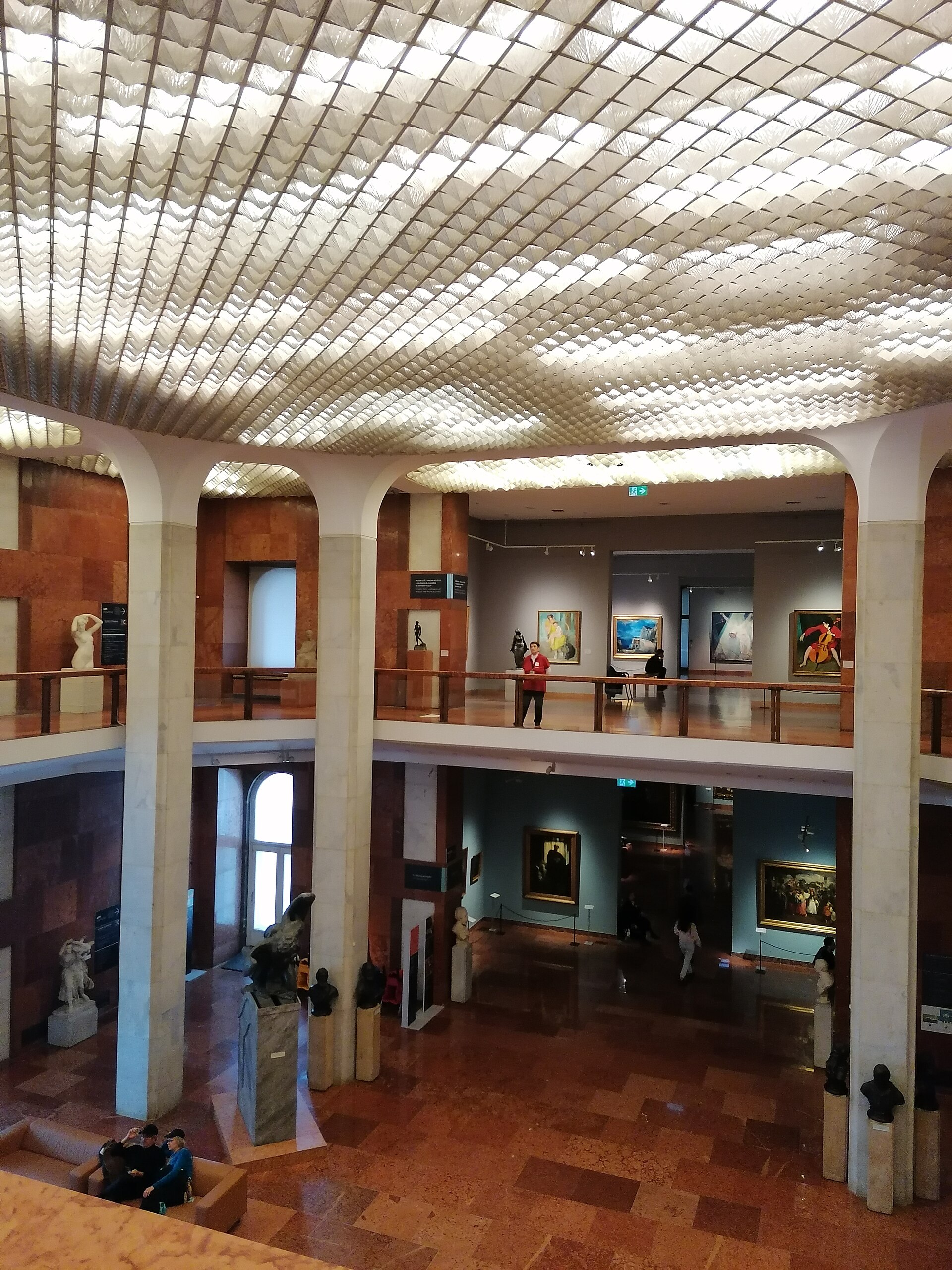 Gallery hall, Hungarian National Gallery