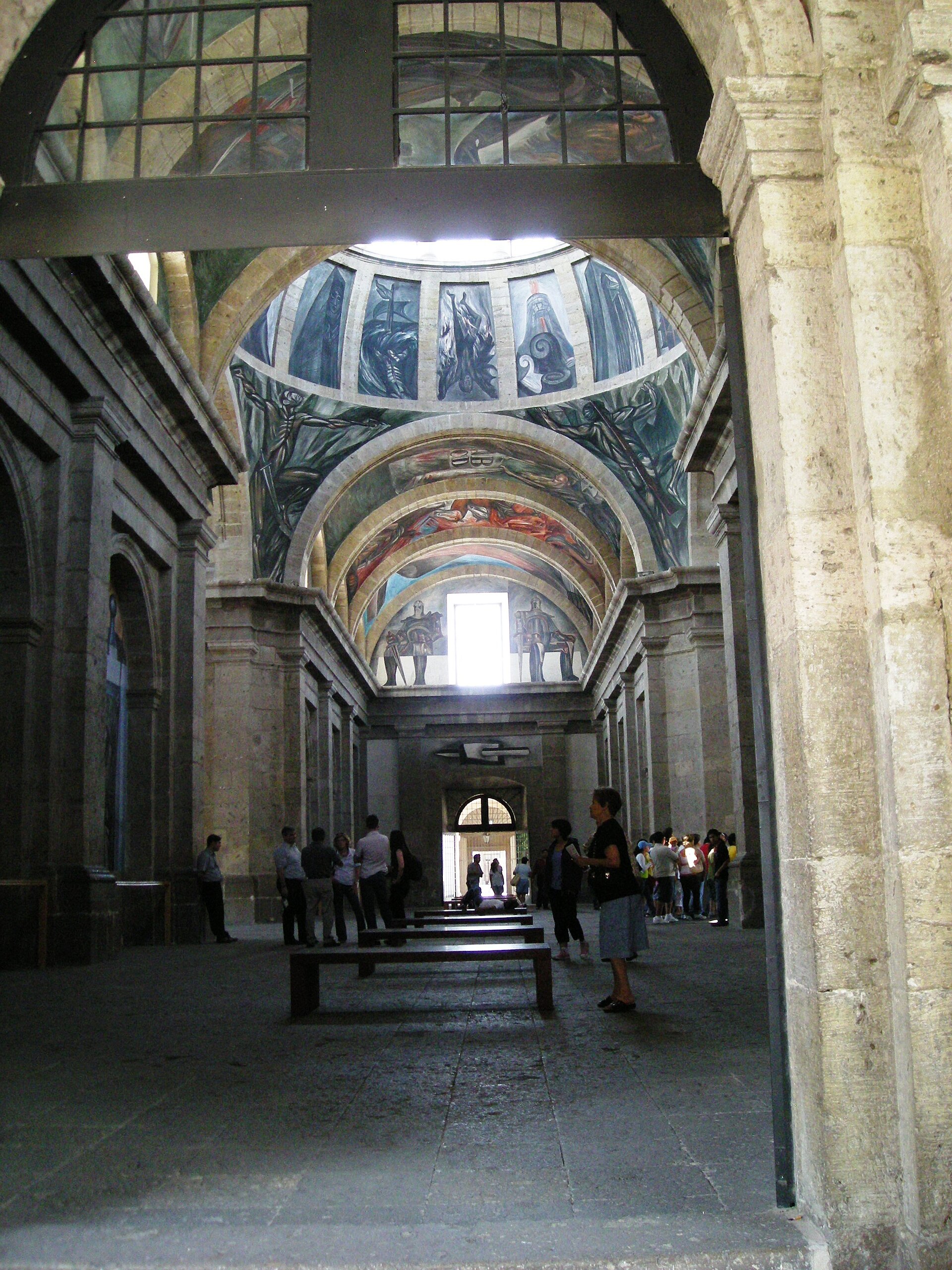 The nave of the former chapel