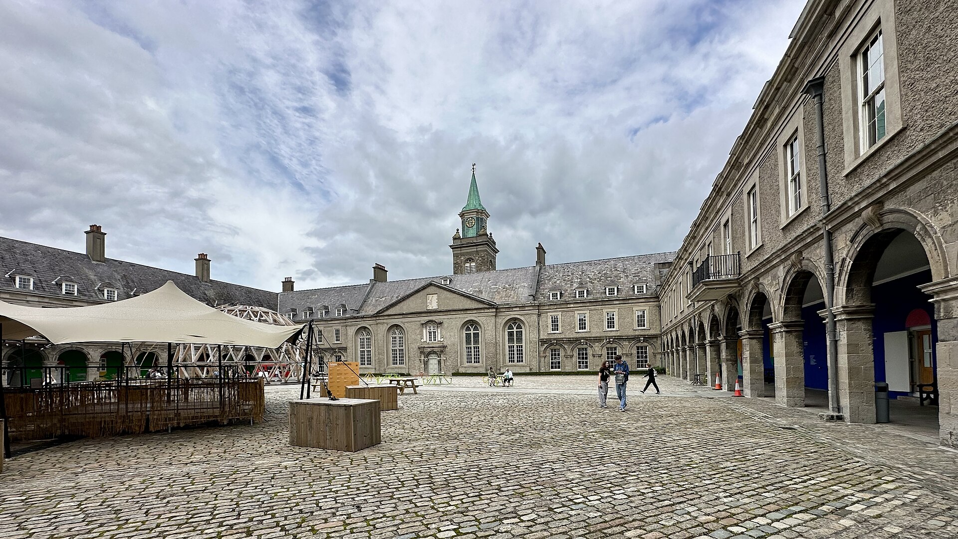 IMMA's courtyard