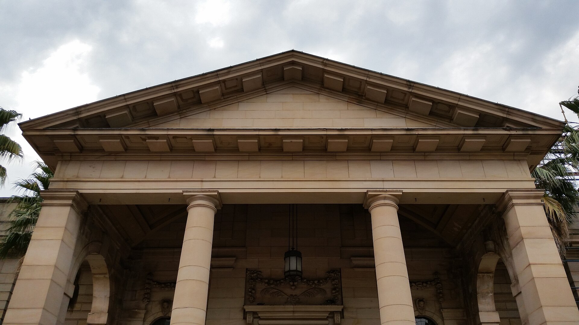 Entrance portico