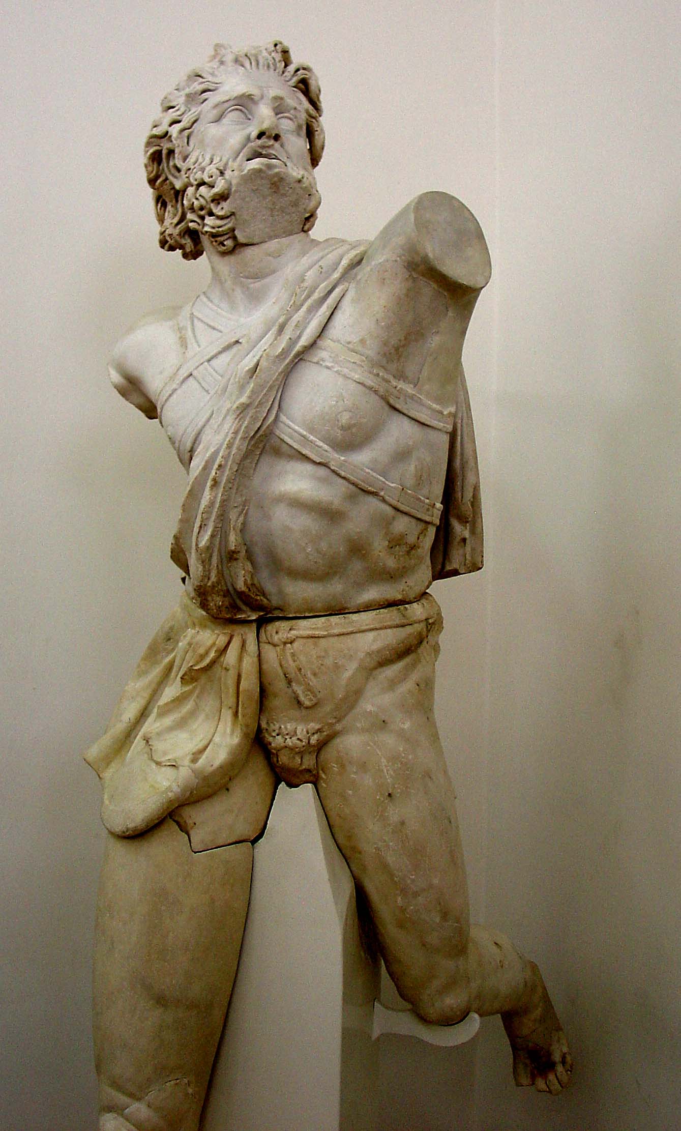 Roman marble figure of Daedalus