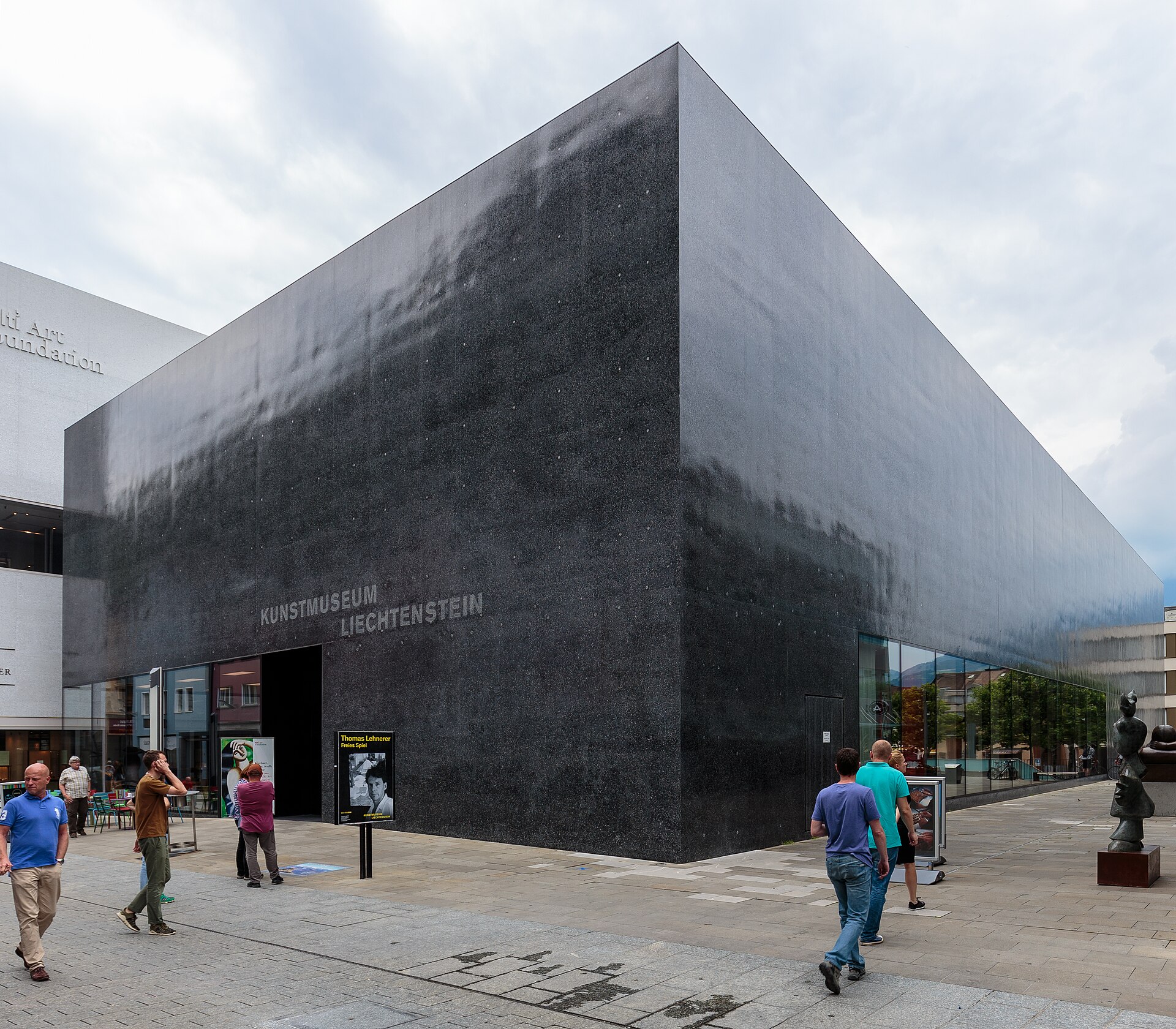 Kunstmuseum Liechtenstein, Staedtle facade, 2018