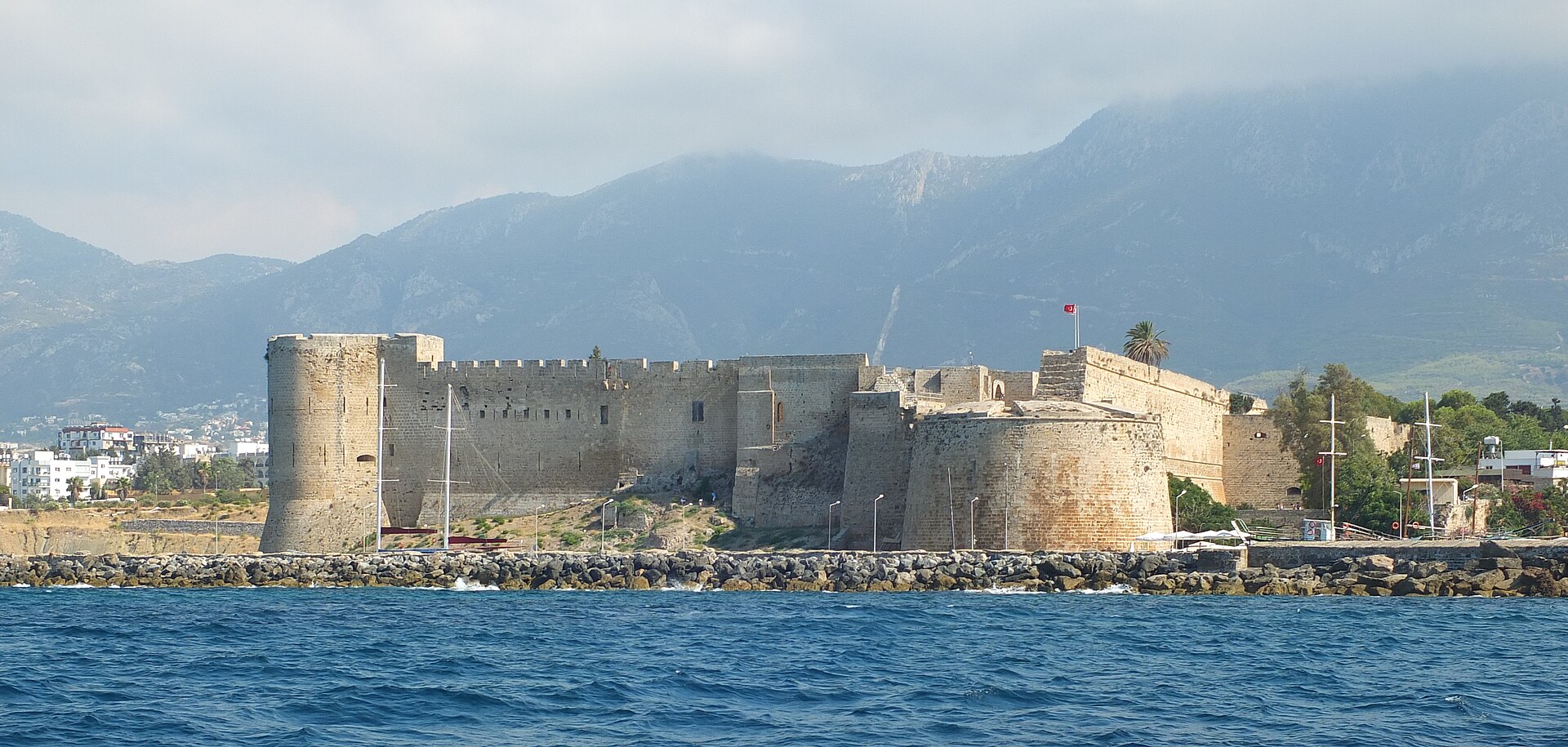 Kyrenia Castle from the harbour side