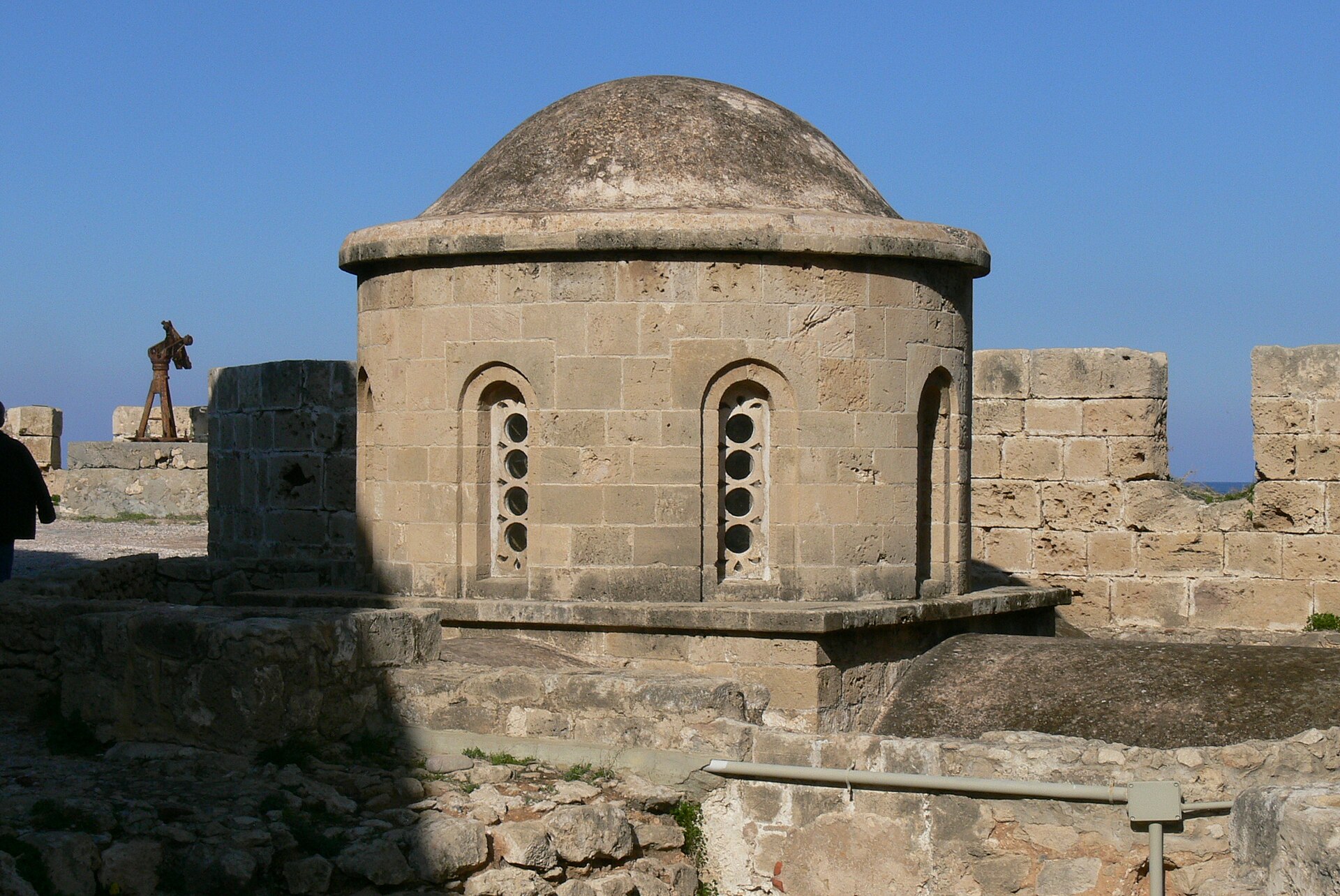 Dome of the Byzantine Church of St. George inside Kyrenia Castle
