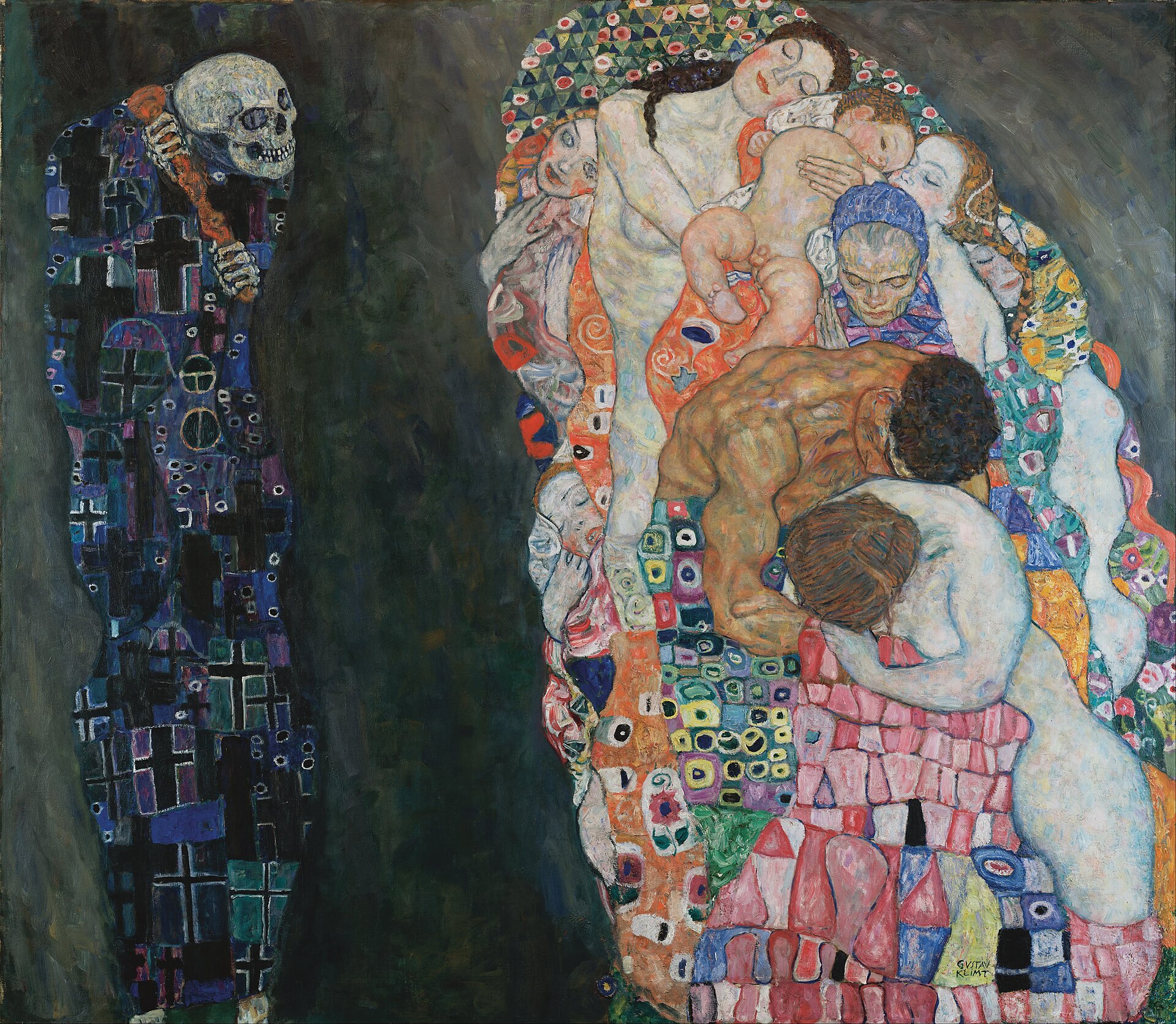 Death and Life, Gustav Klimt