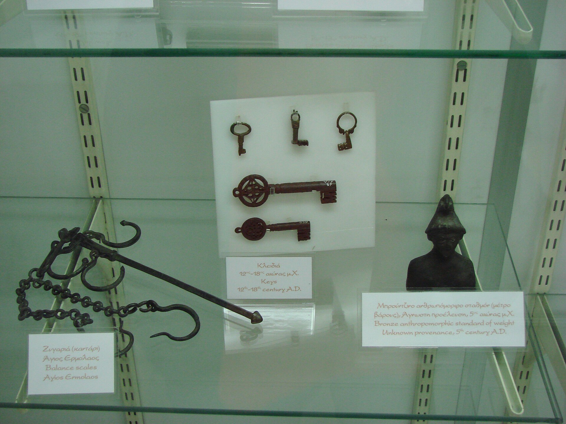 Medieval weights and keys