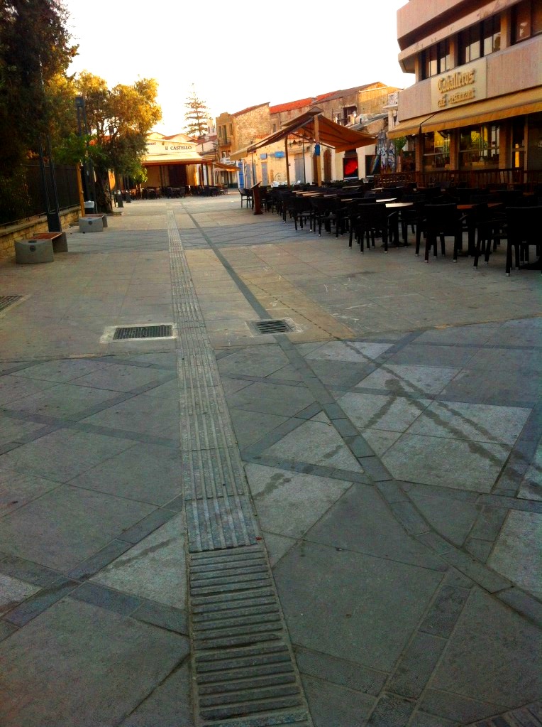 The square and east facade approach to Limassol Castle