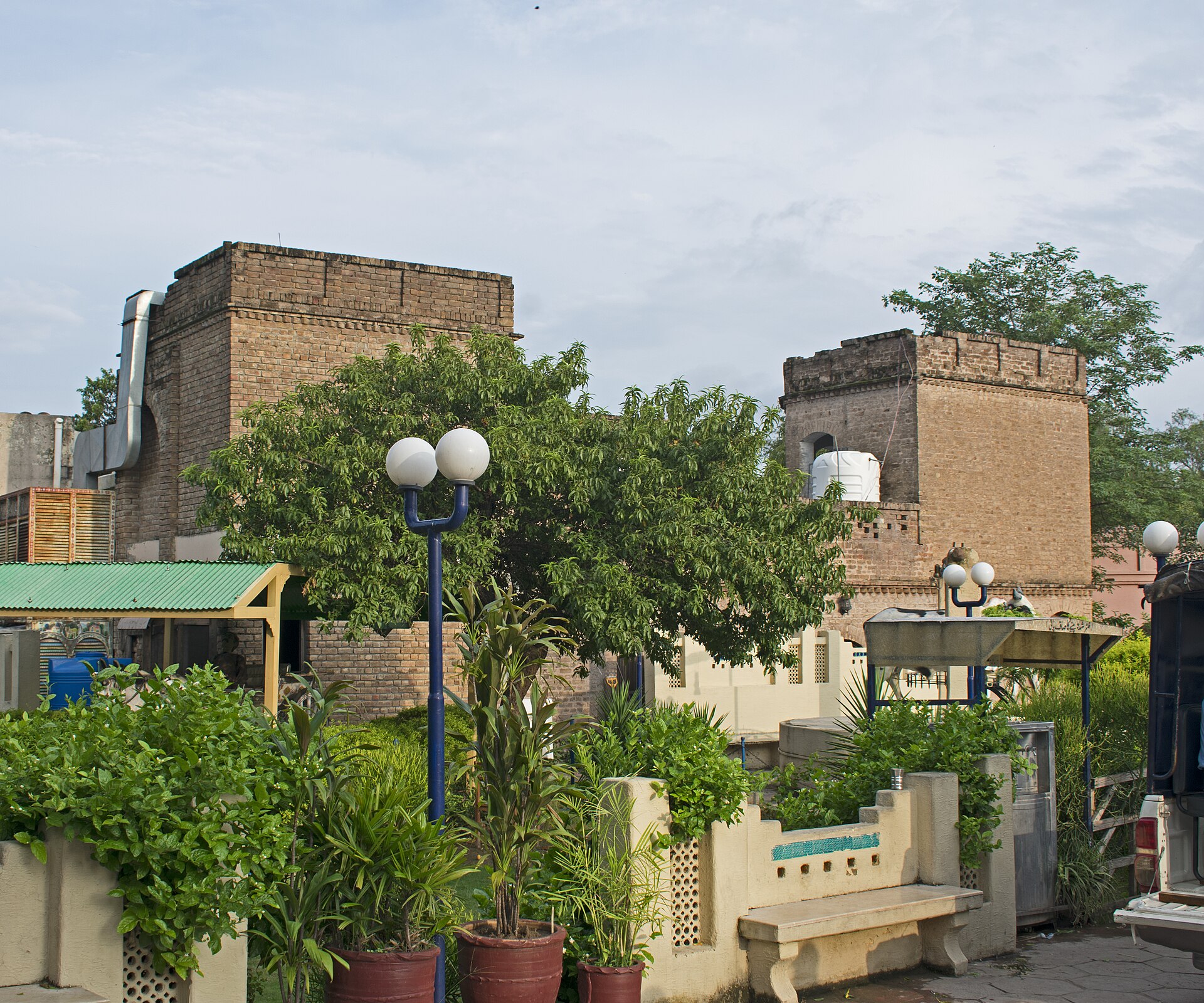The eastern building of the museum complex