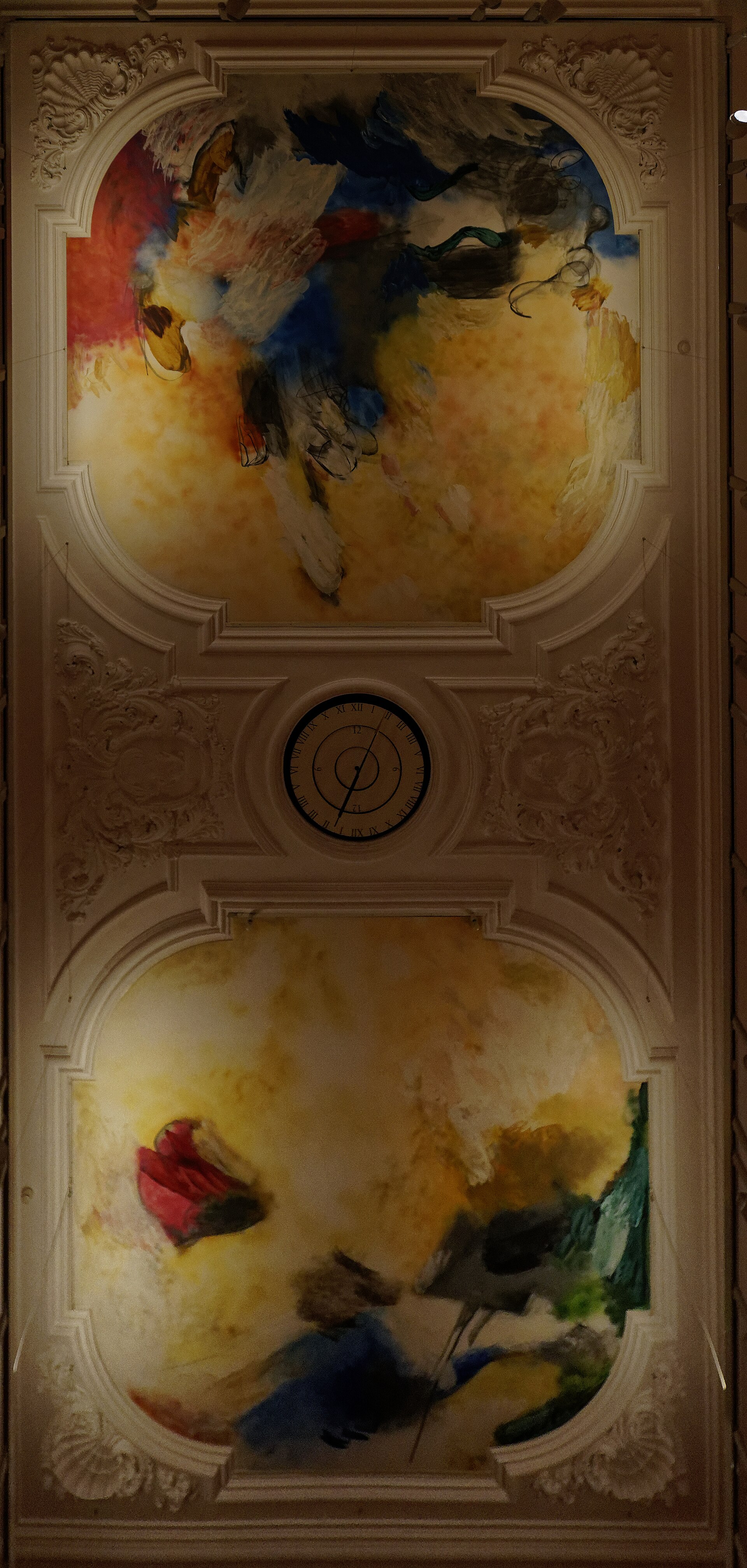 Ger Lataster's 1987 ceiling painting over the main landing