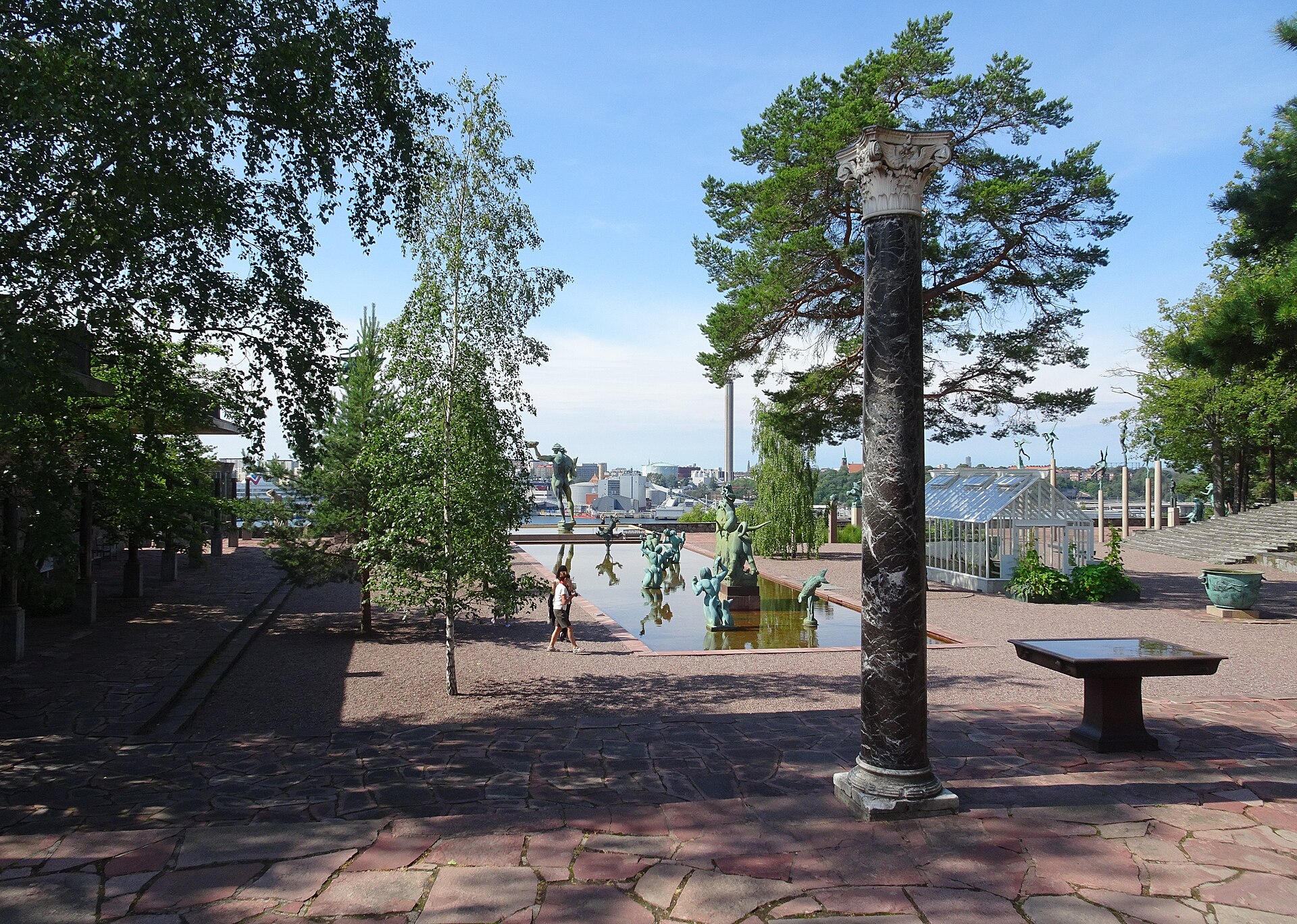 The Lower Terrace reflecting pool, 2019