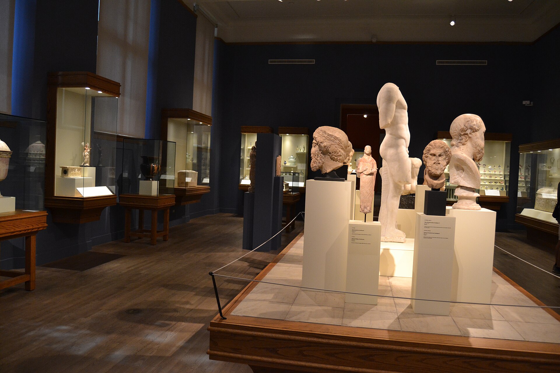 Ancient Mediterranean and Near Eastern sculpture on display