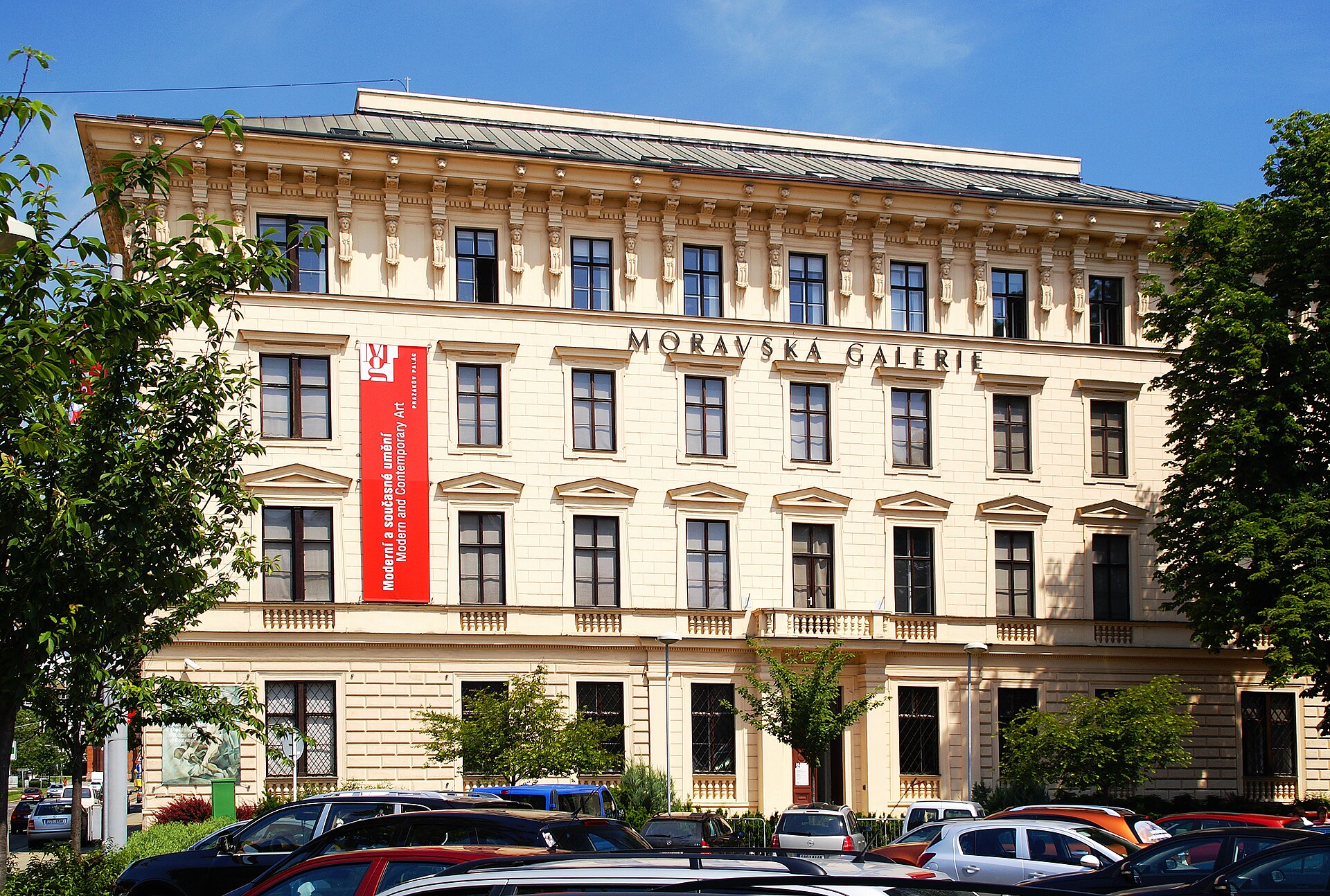 Prazak Palace, headquarters of the Moravian Gallery