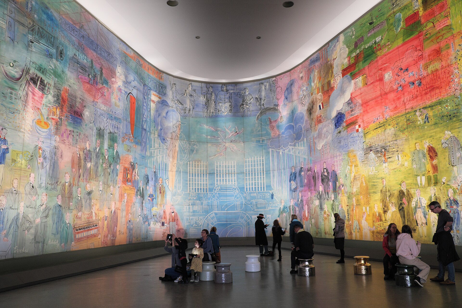 The hall housing Raoul Dufy's mural La Fee Electricite