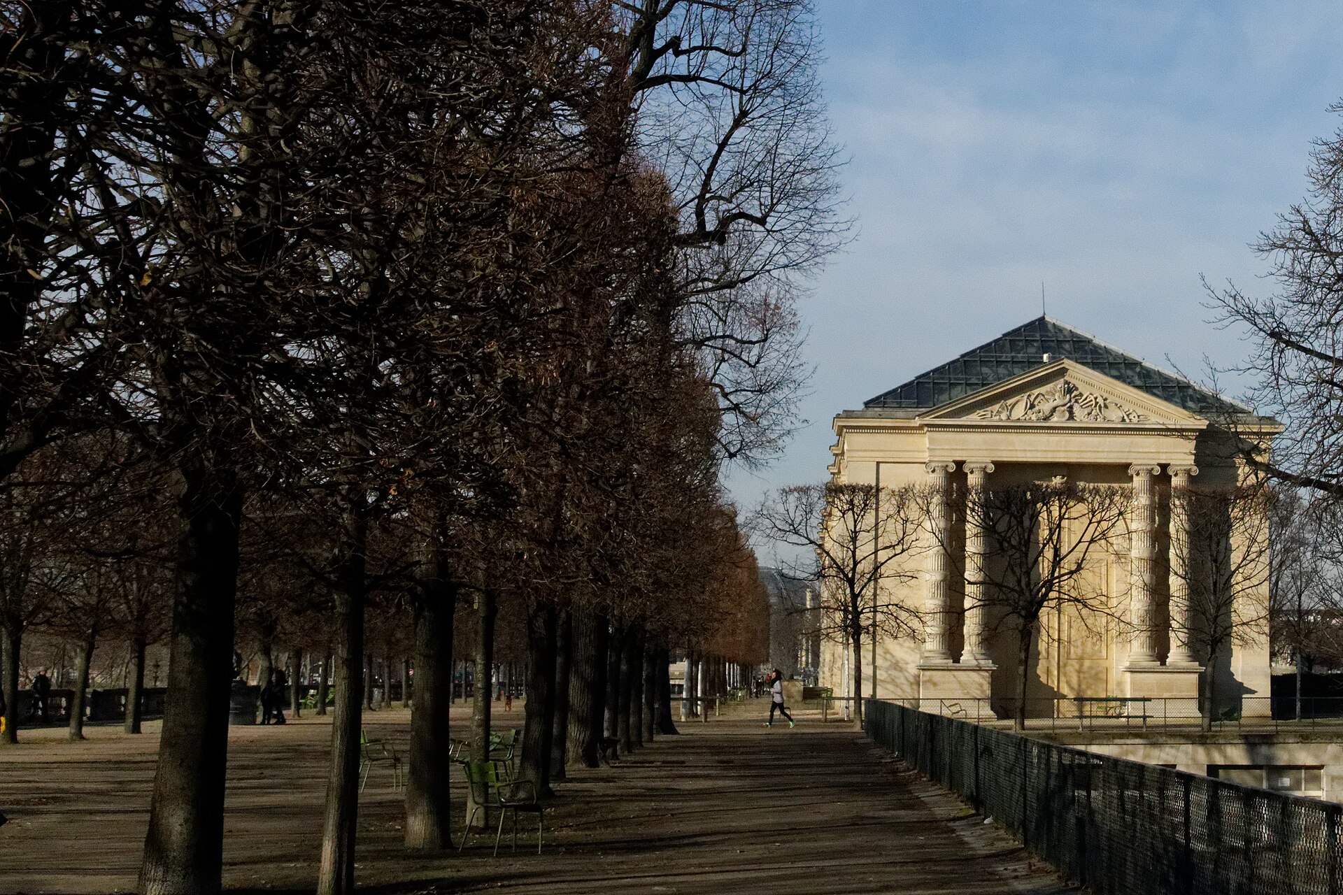 The Visconti entrance portico