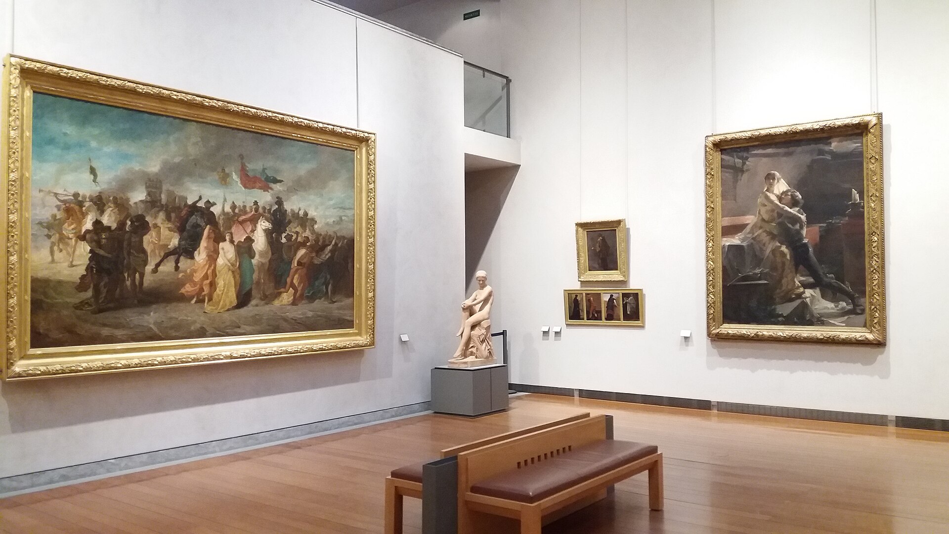 A nineteenth-century French and European painting gallery