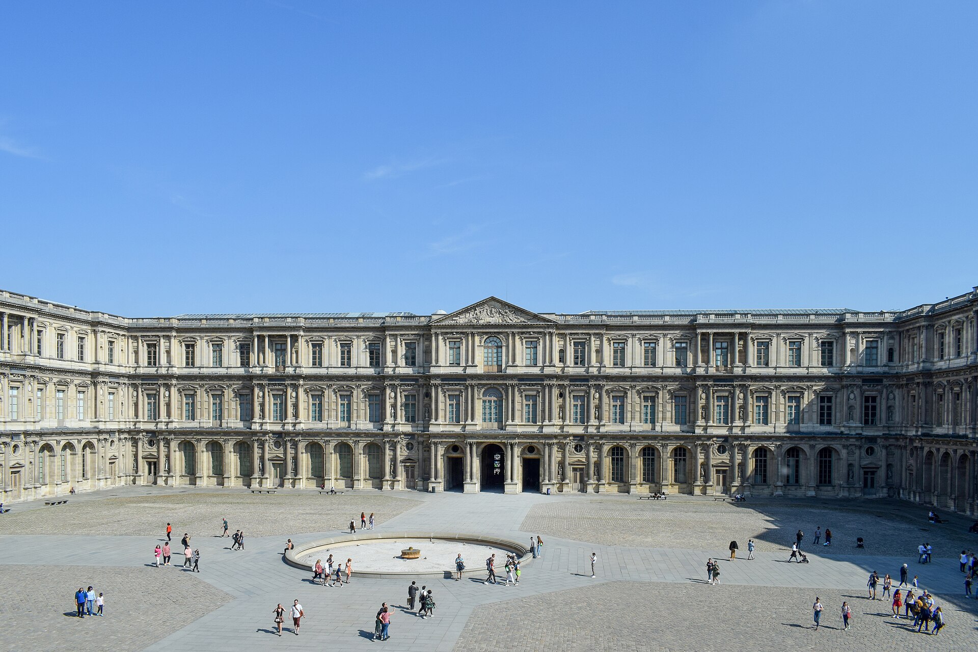 The Cour Carree from above