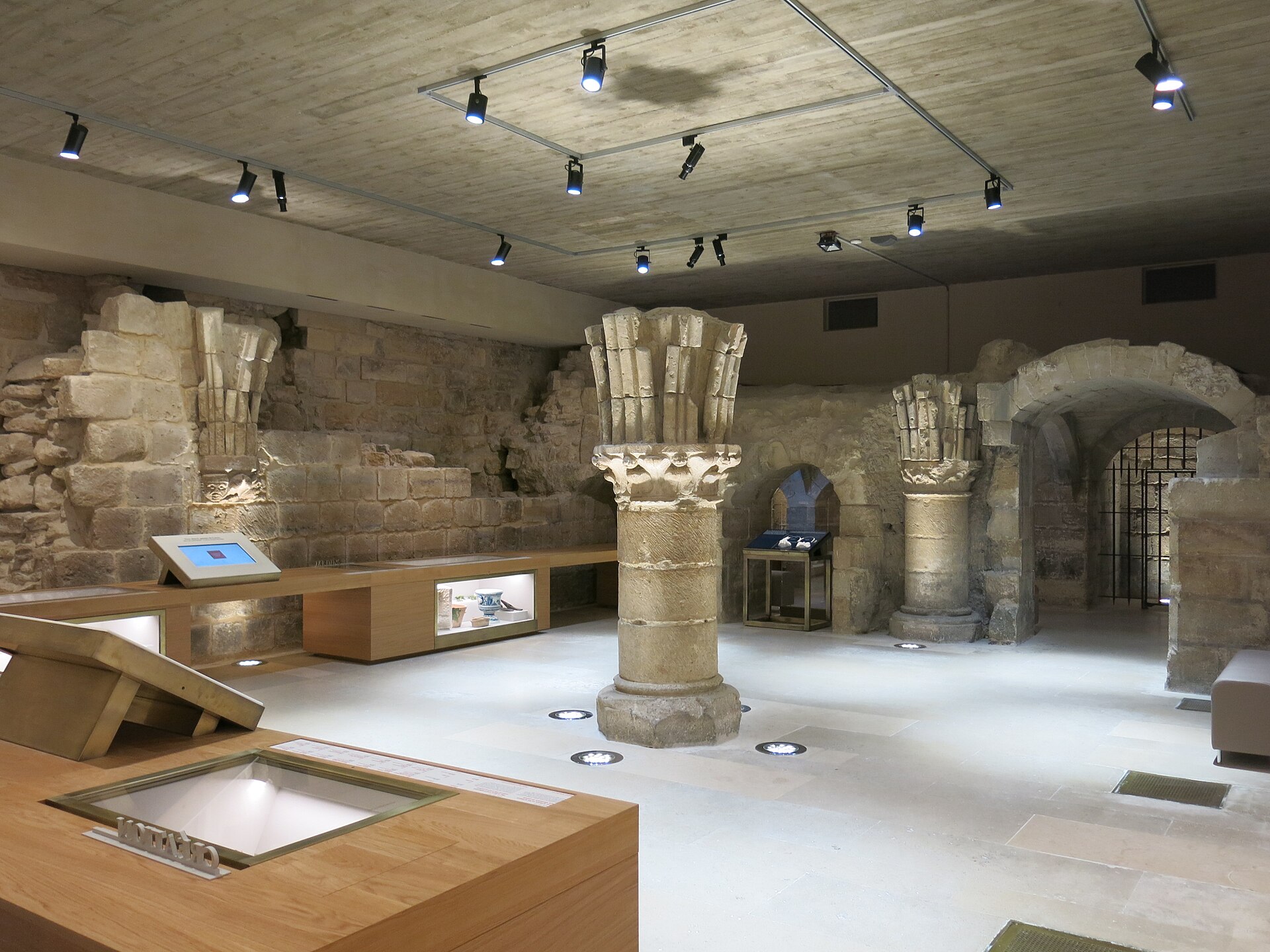 The Salle Saint-Louis in the medieval Louvre