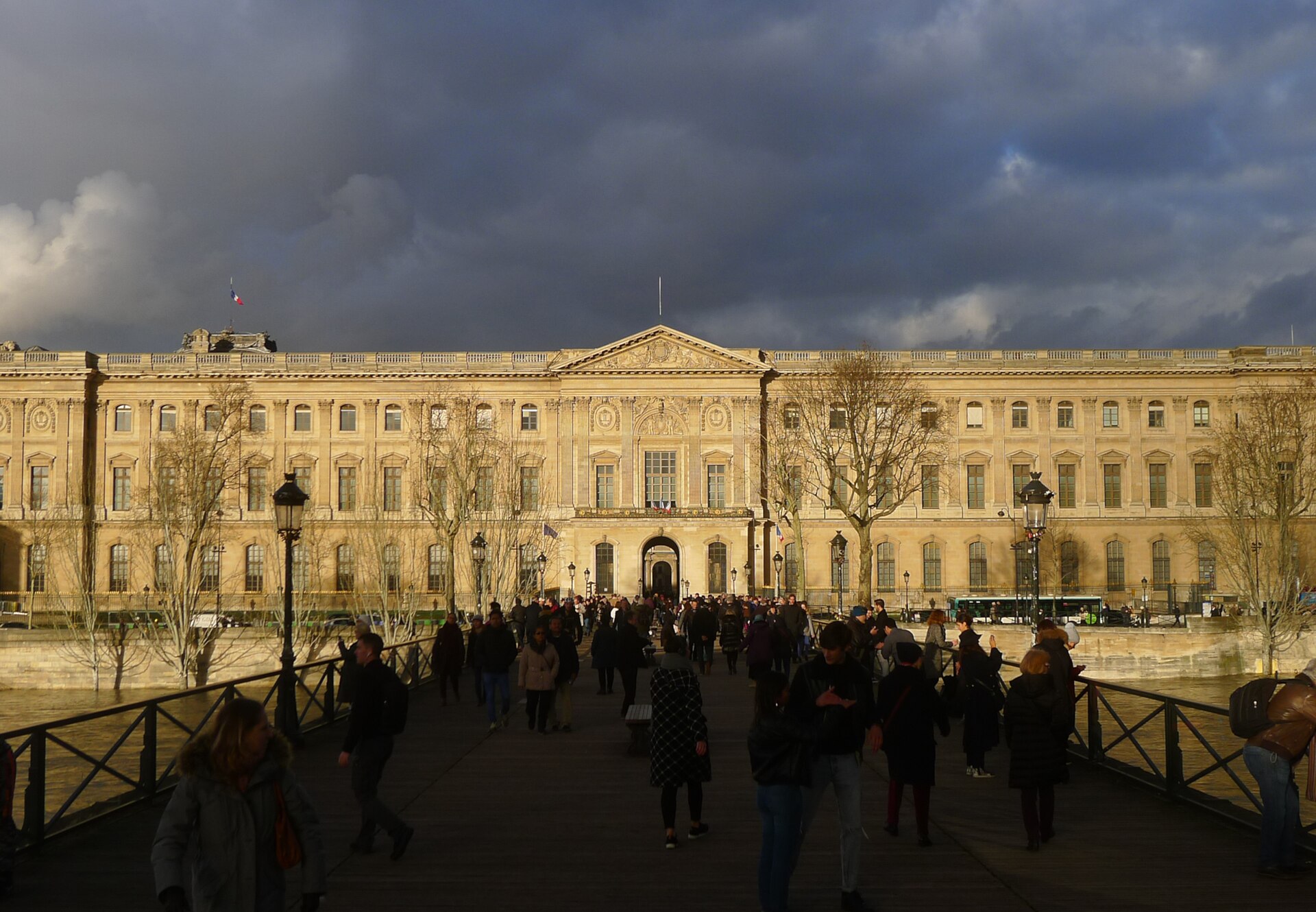 The river front from the Pont des Arts