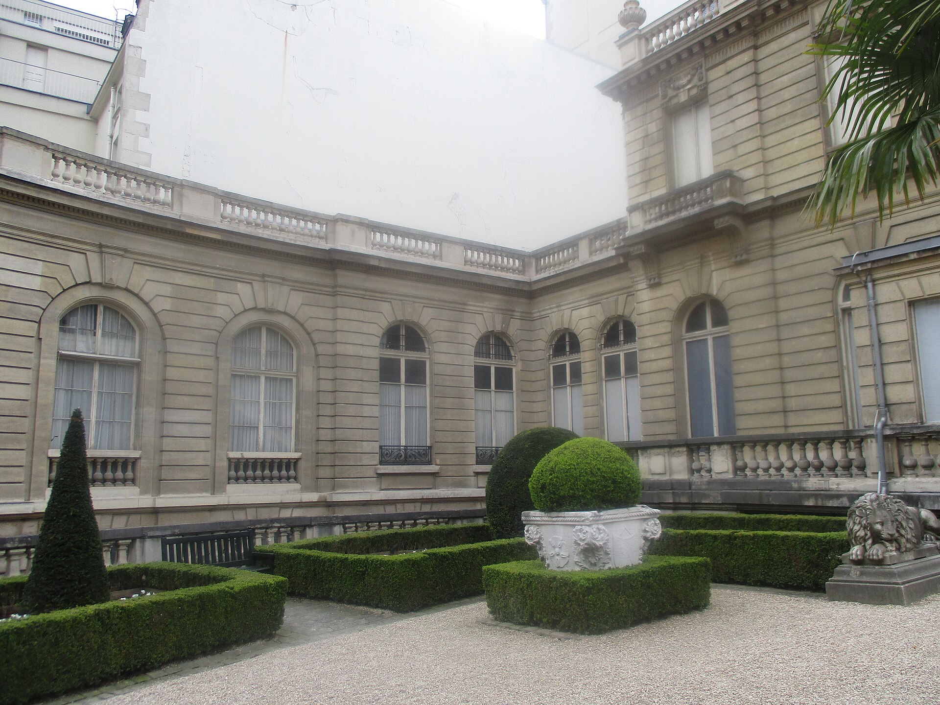The garden courtyard