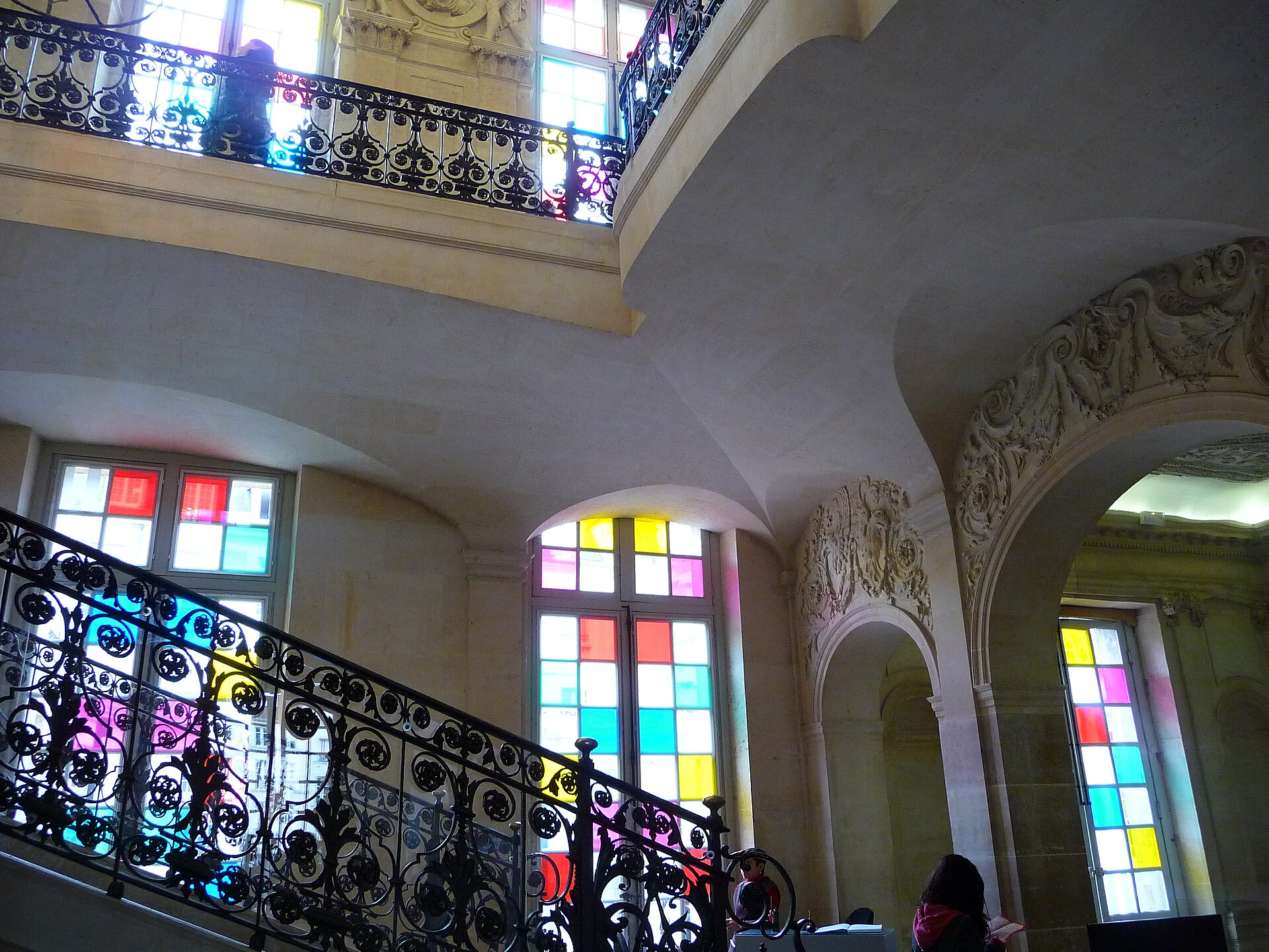 The central staircase
