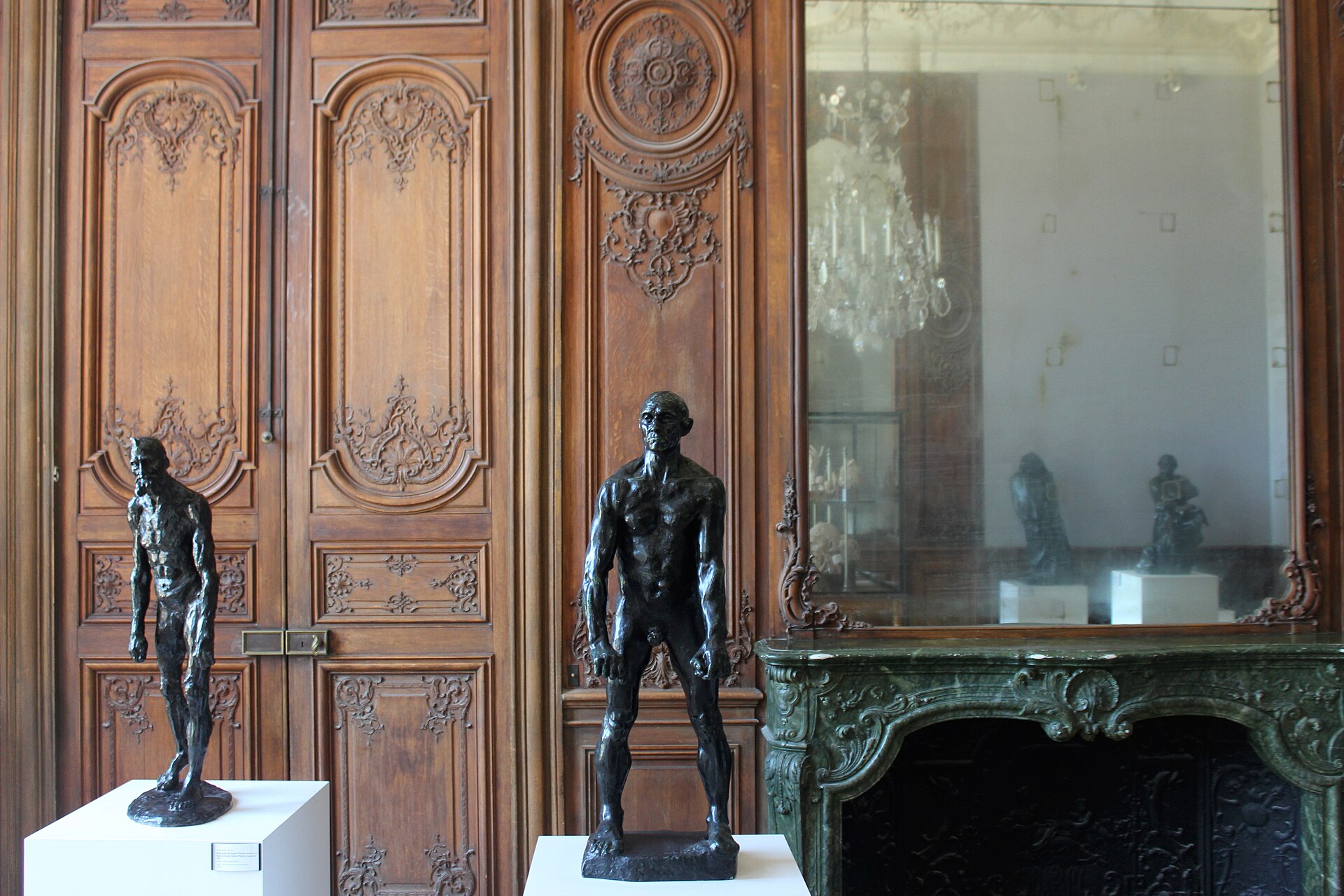 A panelled room in the Hotel Biron