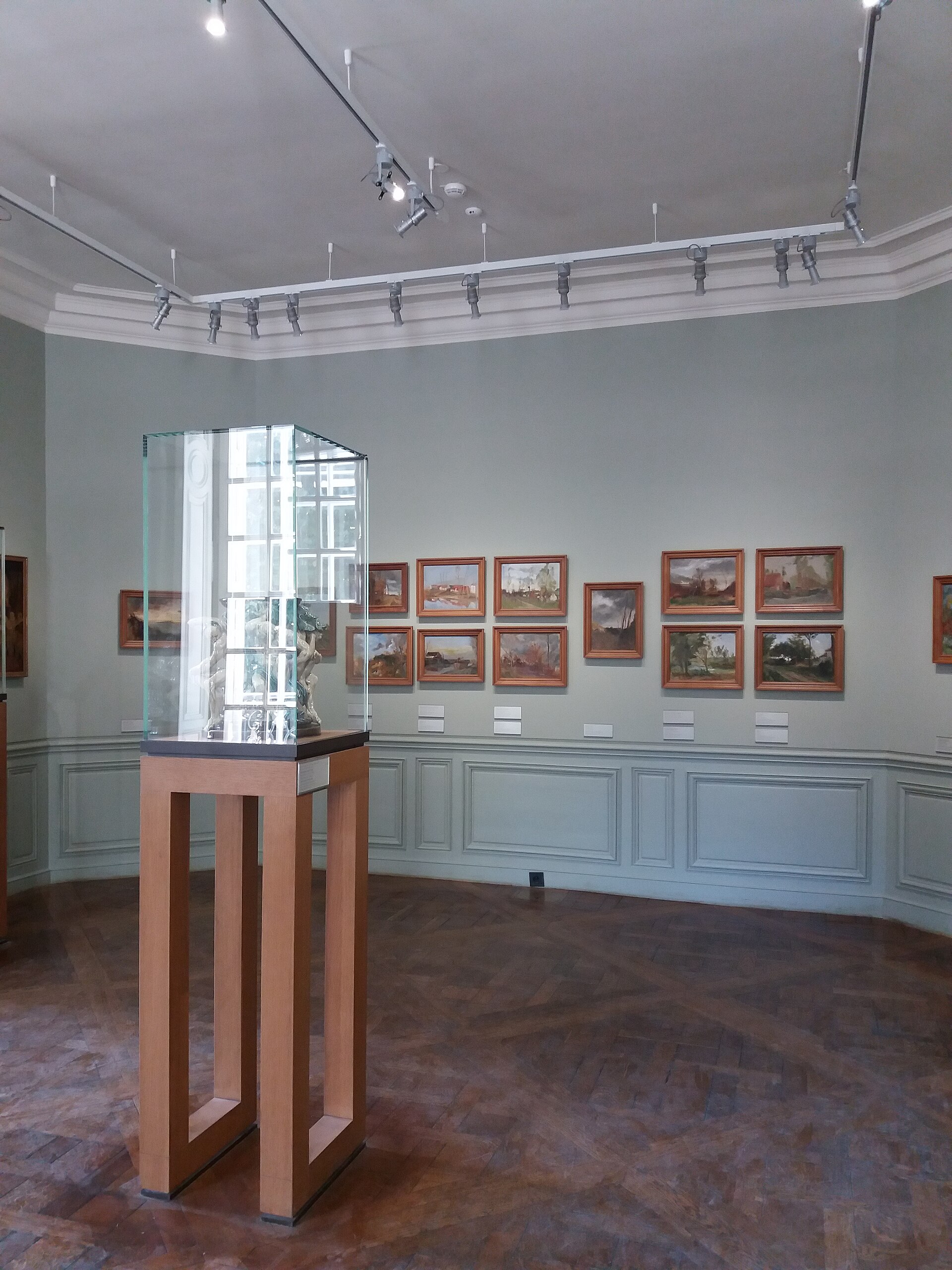 A ground-floor gallery