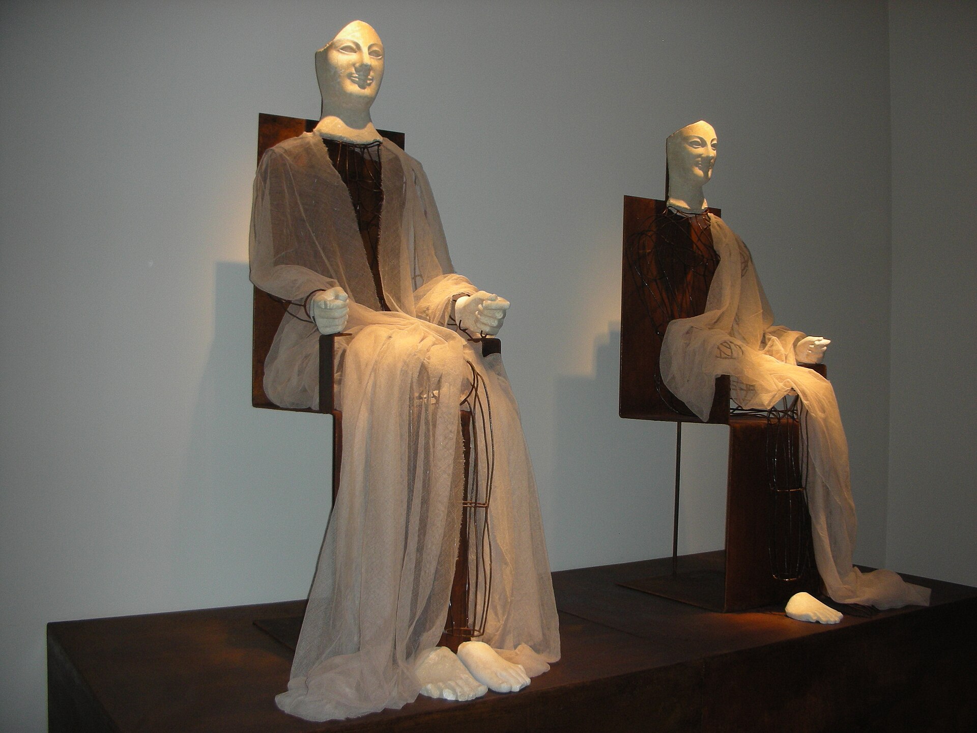 Acroliths of the goddesses Demeter and Kore