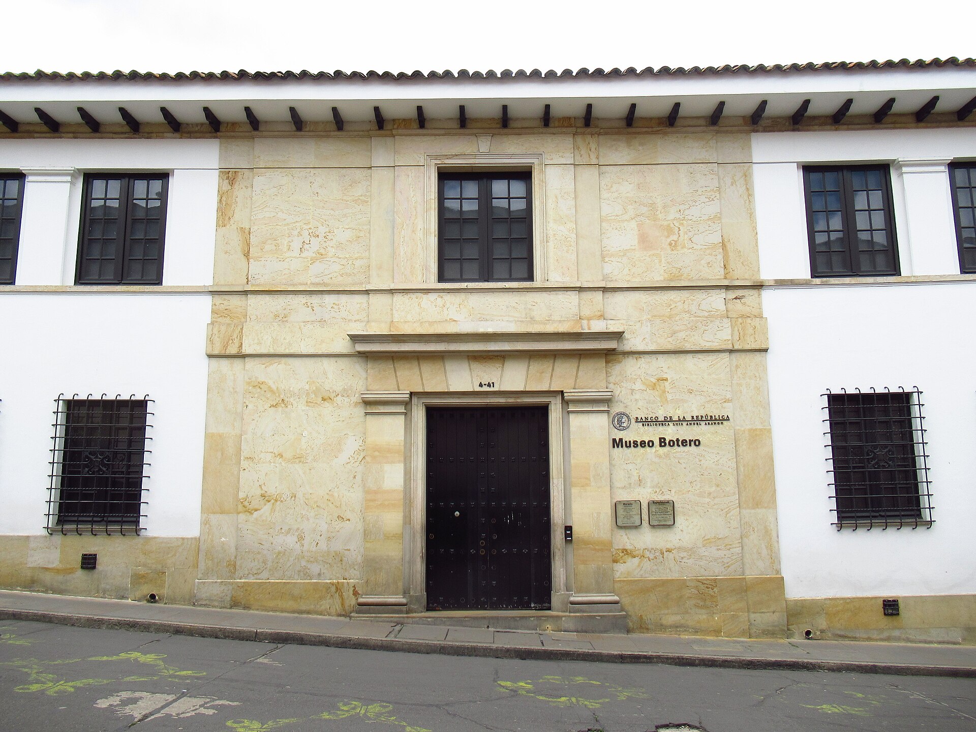 Entrance to the Museo Botero