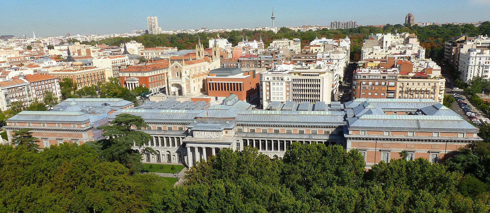 The whole complex from above