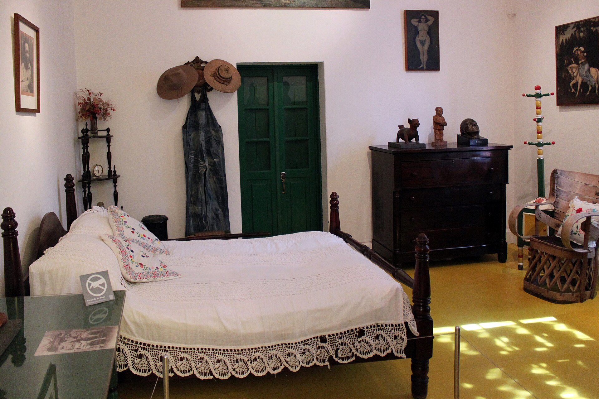 Diego Rivera's bedroom at the Frida Kahlo Museum