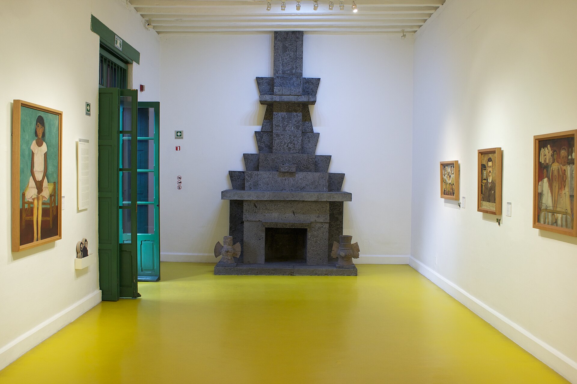 A ground-floor gallery