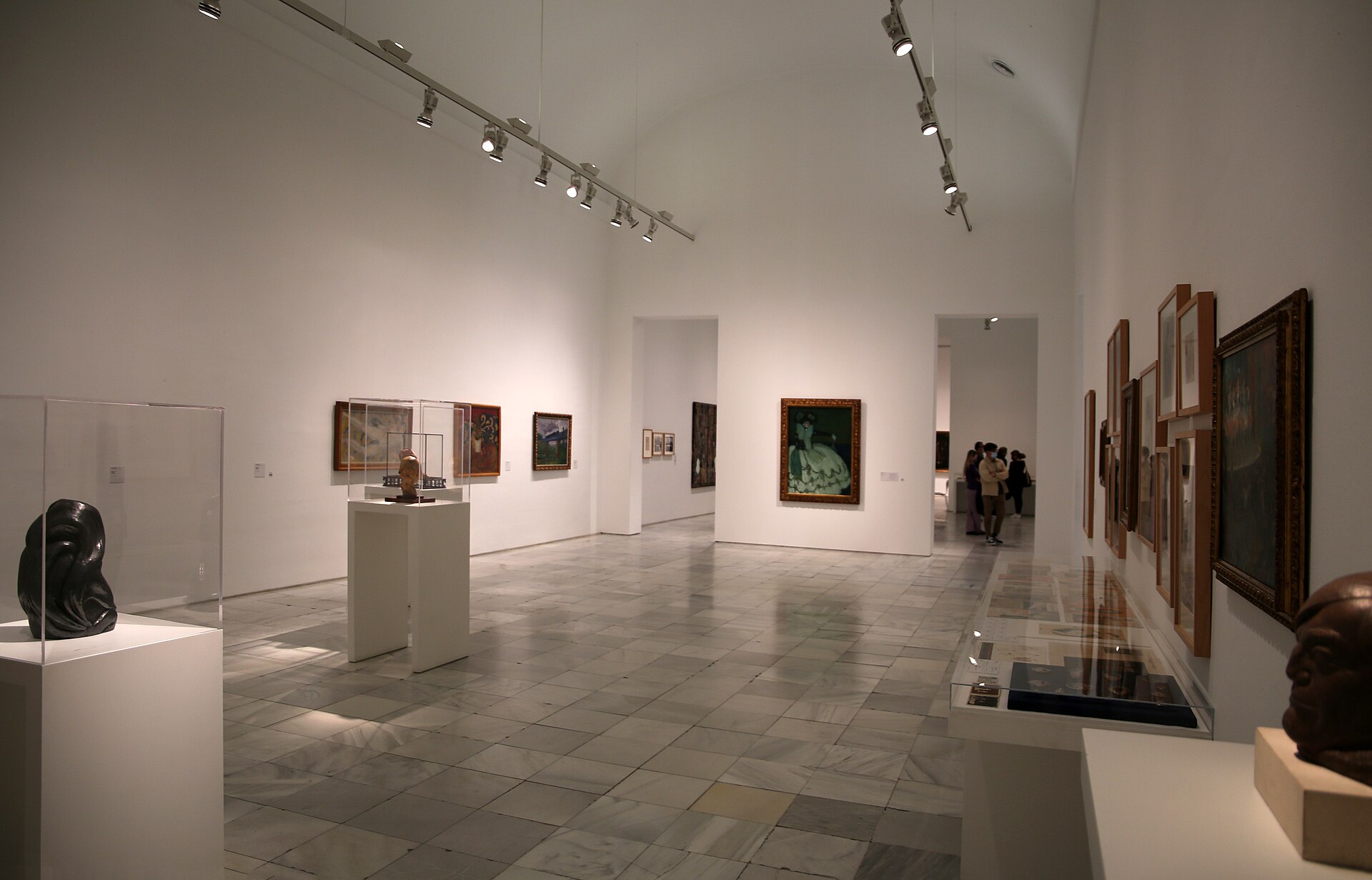 A gallery in the Sabatini building